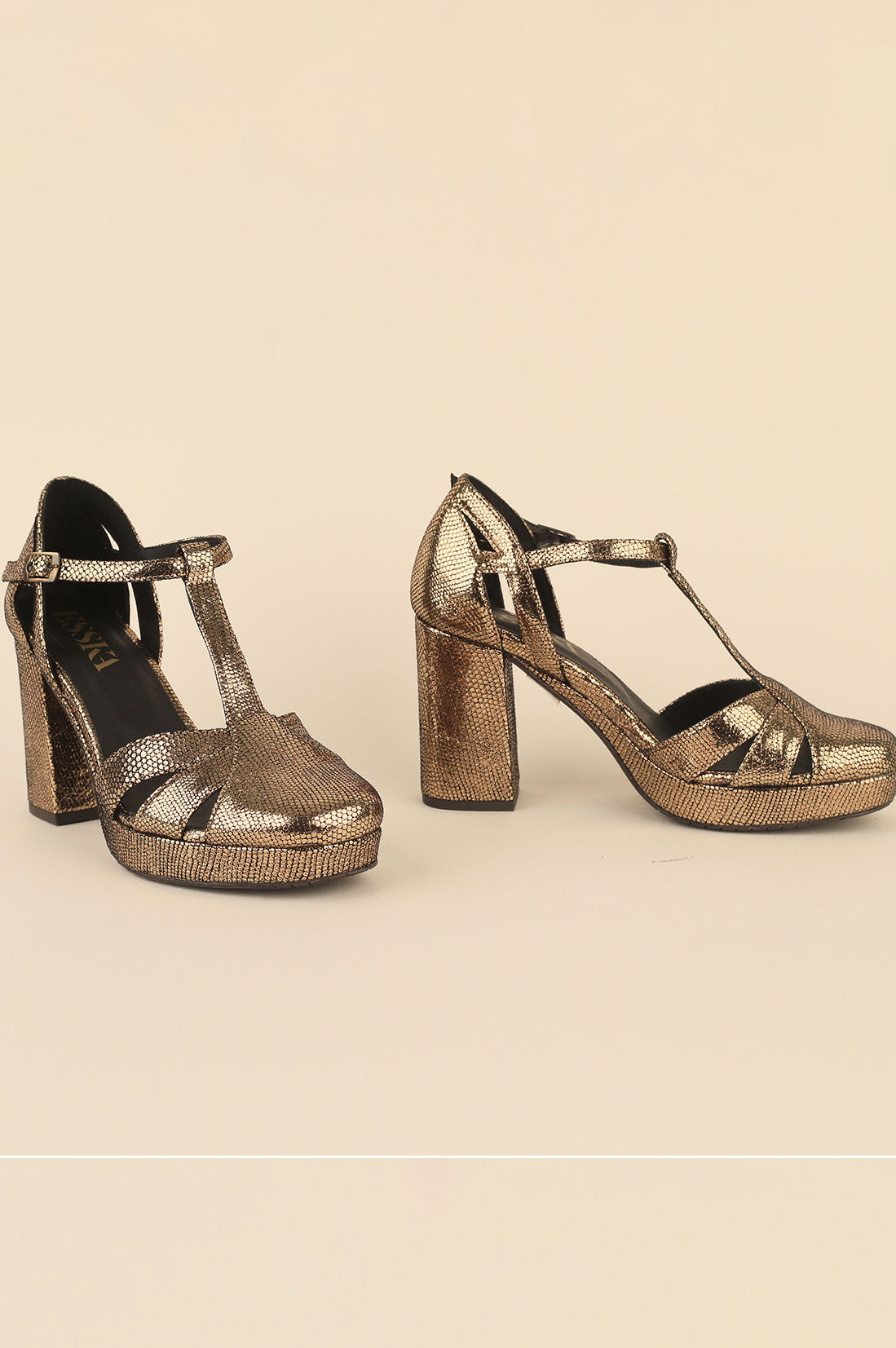 Esska Venice High Heel Shoe - Onyx