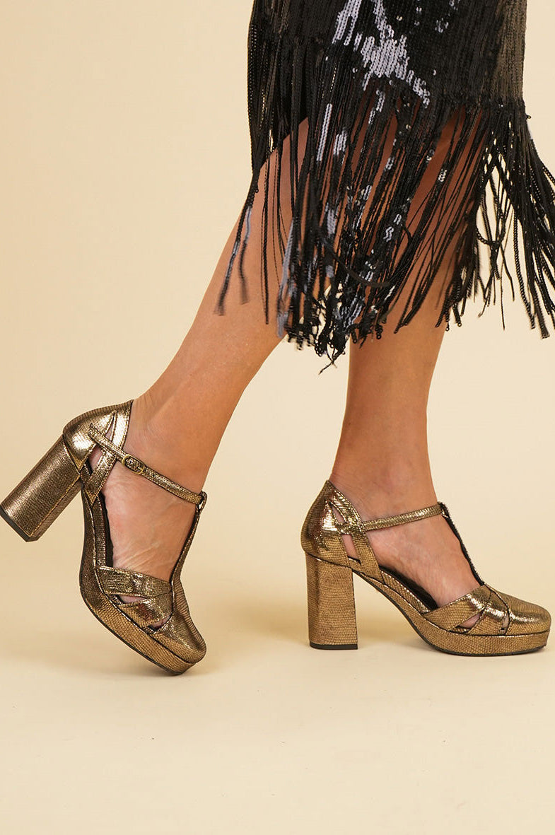 Esska Venice High Heel Shoe - Onyx