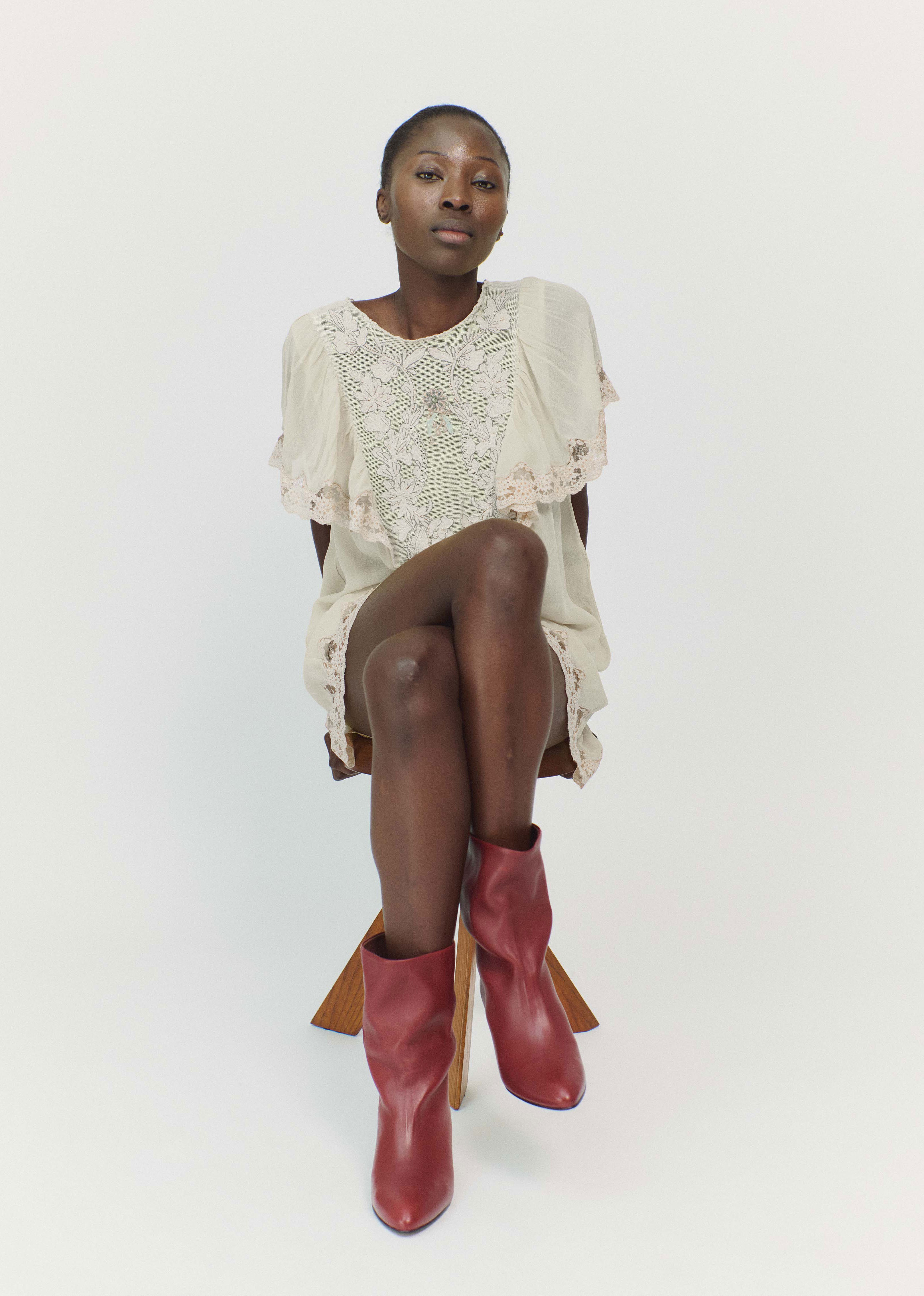 Anonymous Copenhagen Vully 50 Stiletto Boots - Pomegranate