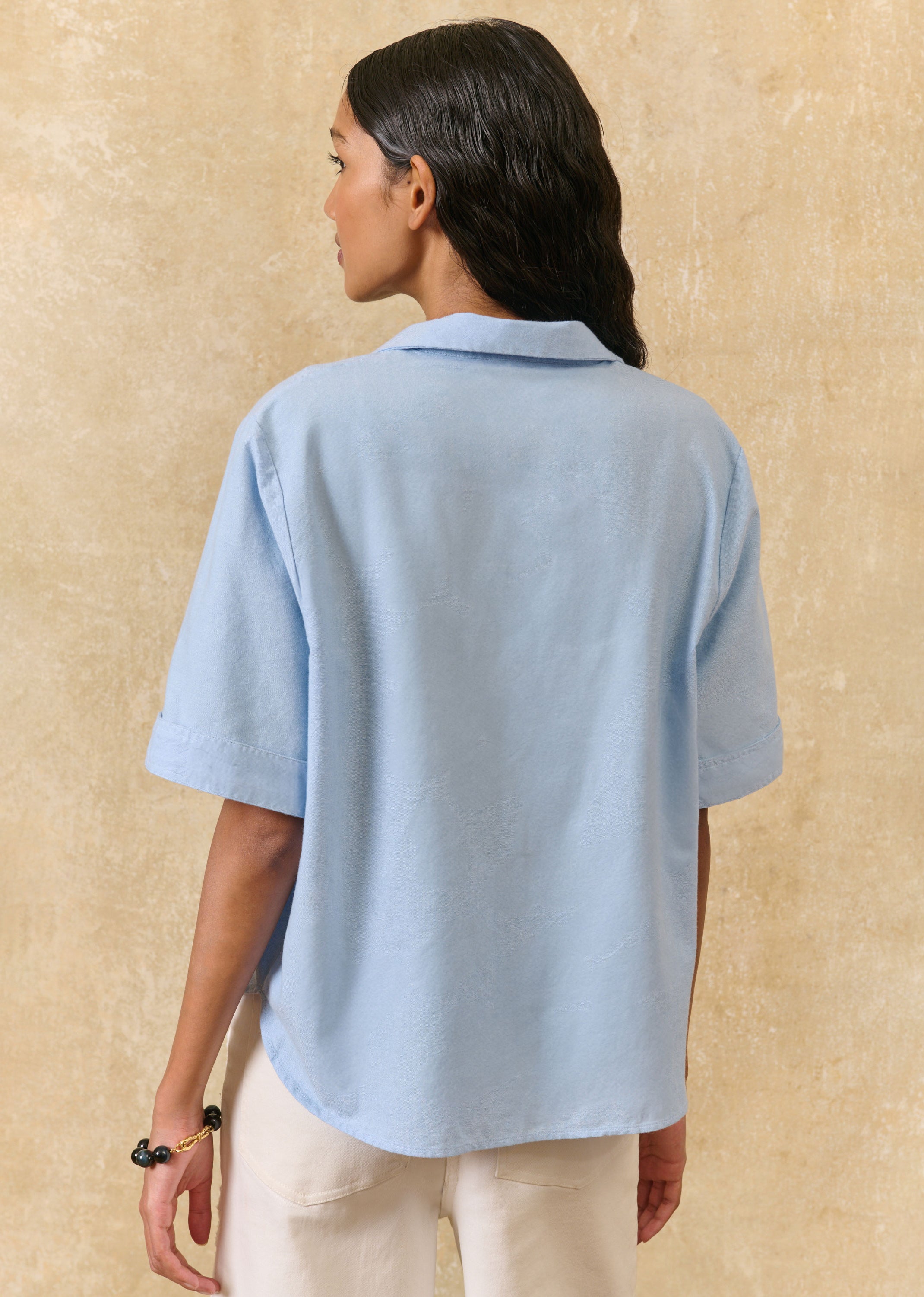 Louise Misha Emilius Shirt - Oxford Blue
