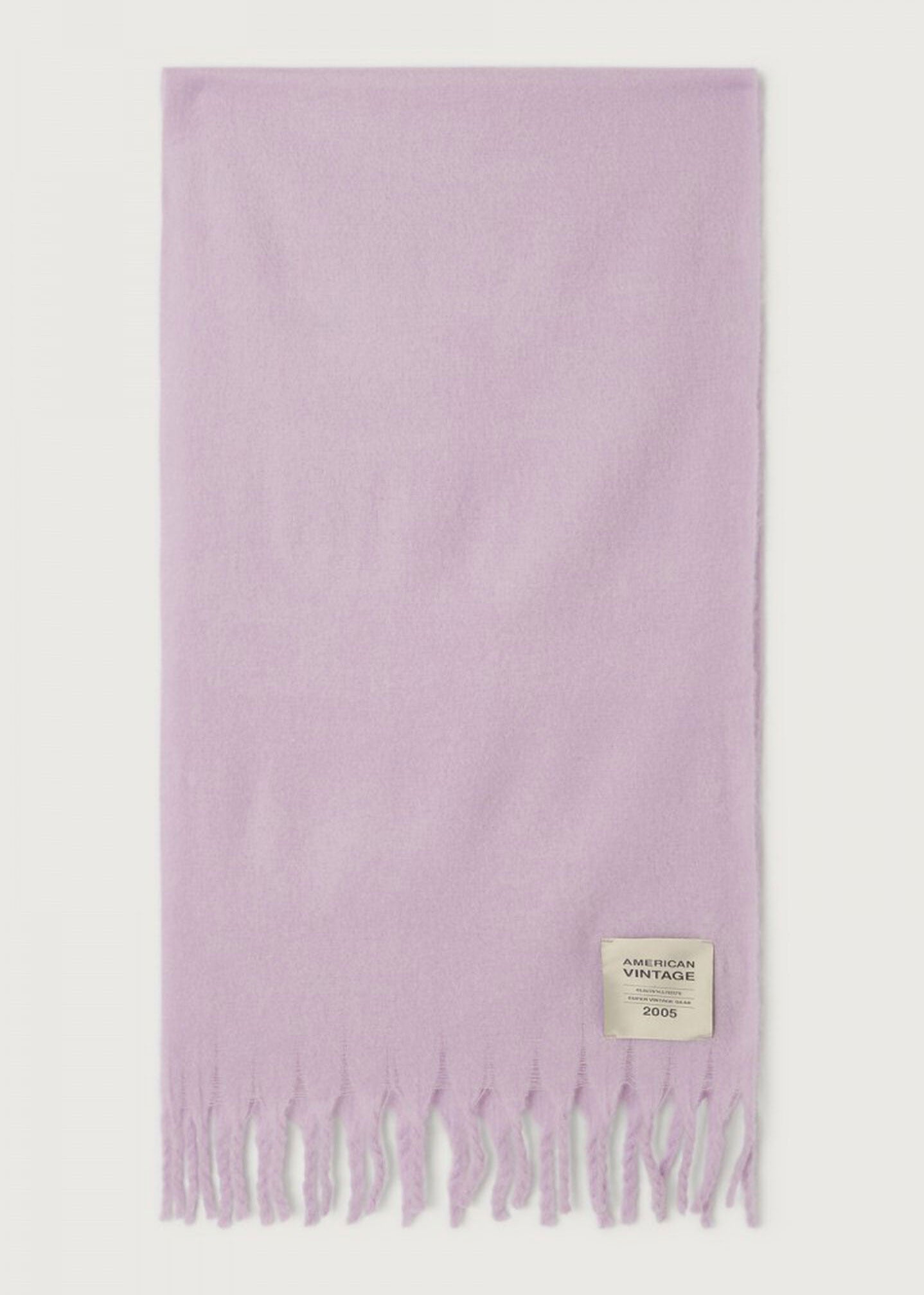 American Vintage Zinaco Scarf - Lilac Logo