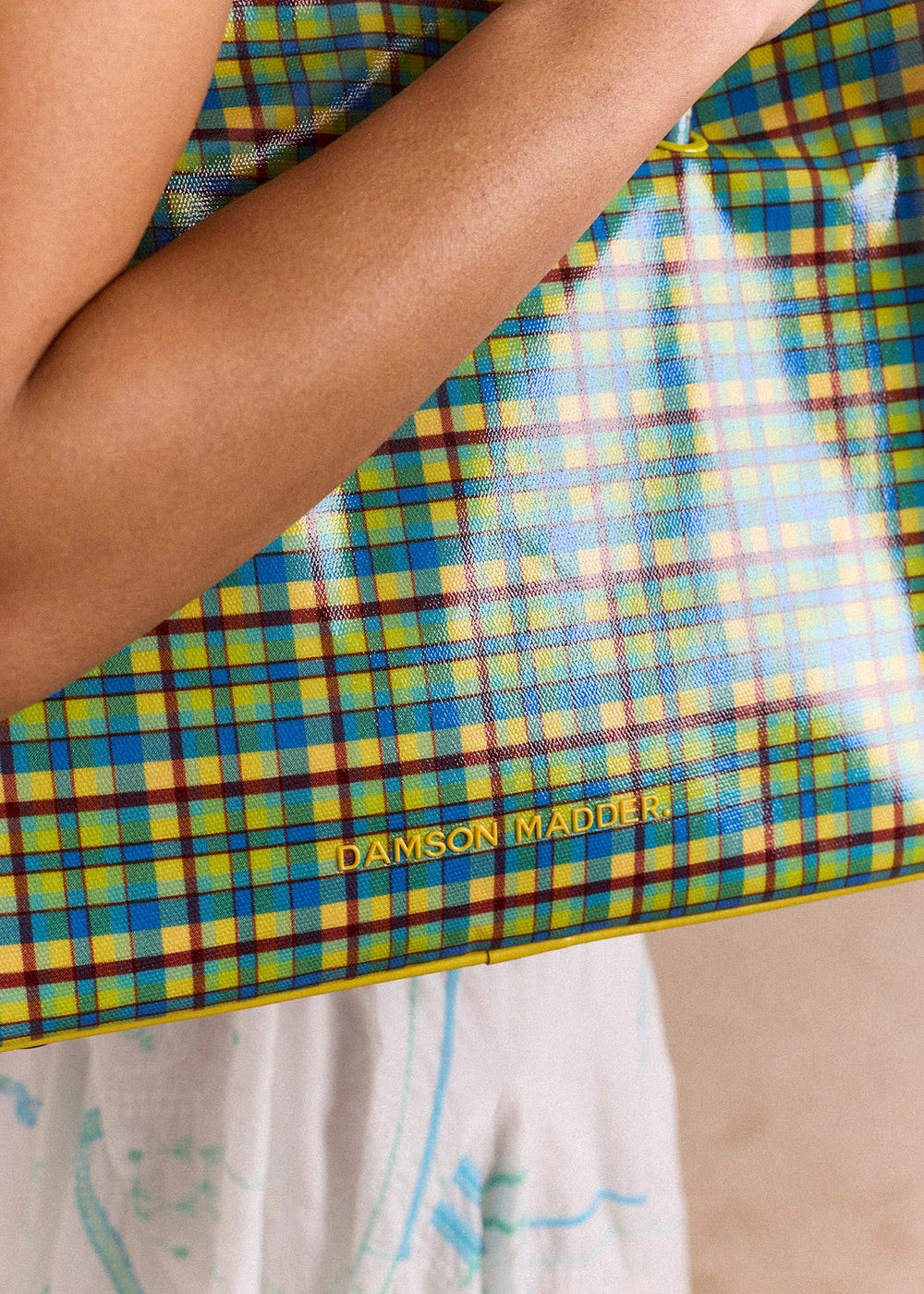 Damson Madder Truro Coated Holdall - Zesty Check