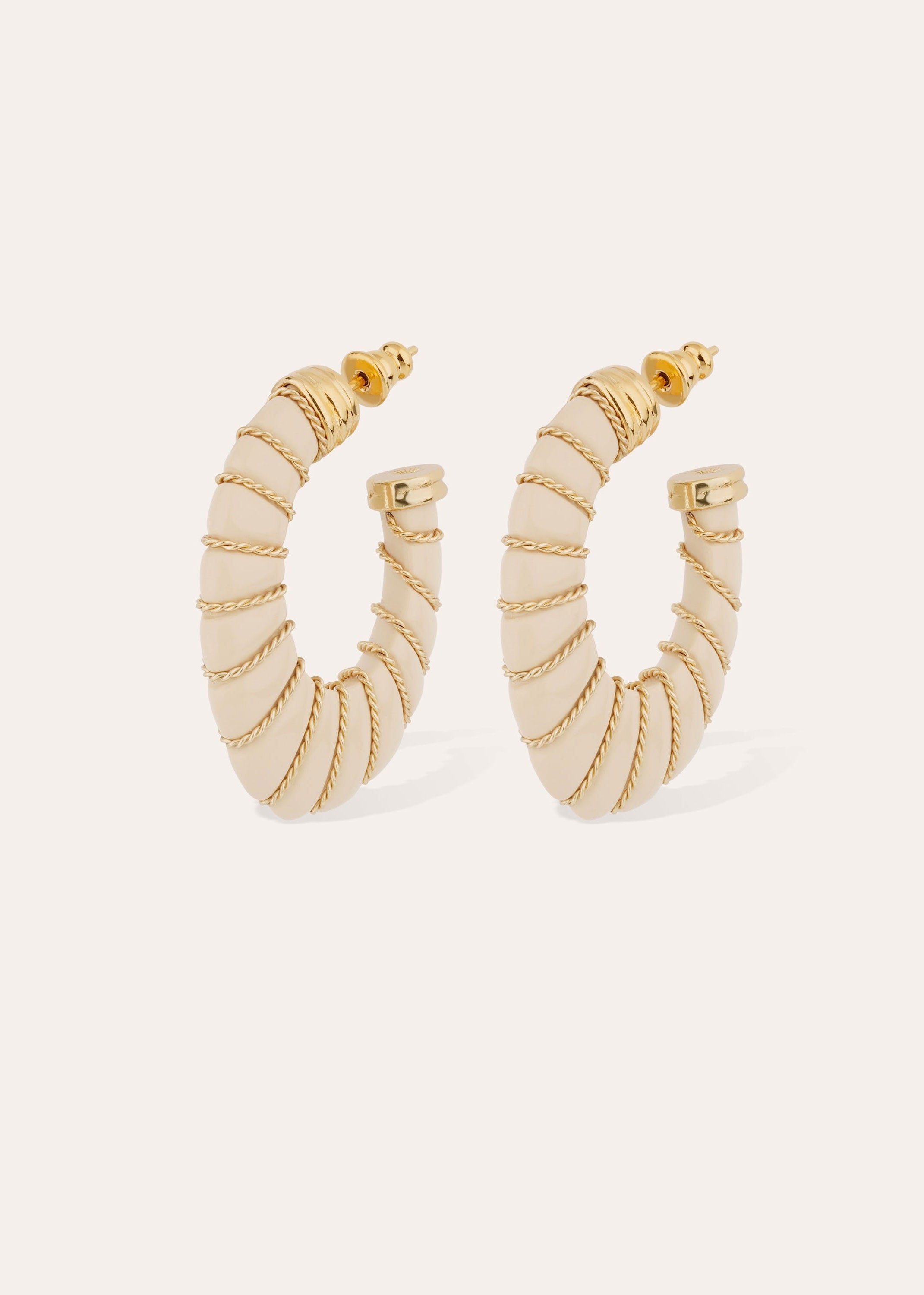 Gas Bijoux Cyclade Earrings - Ivory