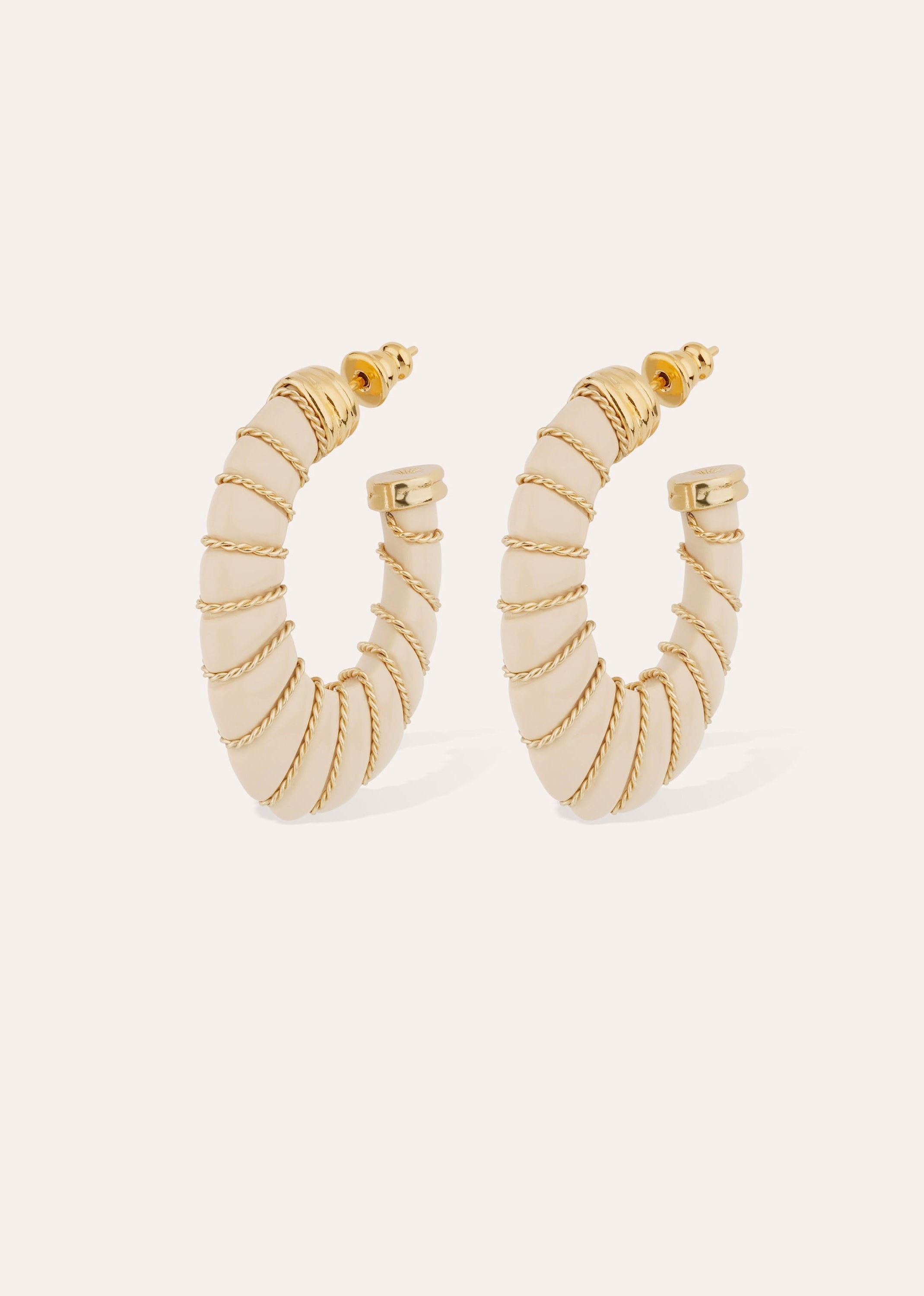 Gas Bijoux Cyclade Earrings - Ivory