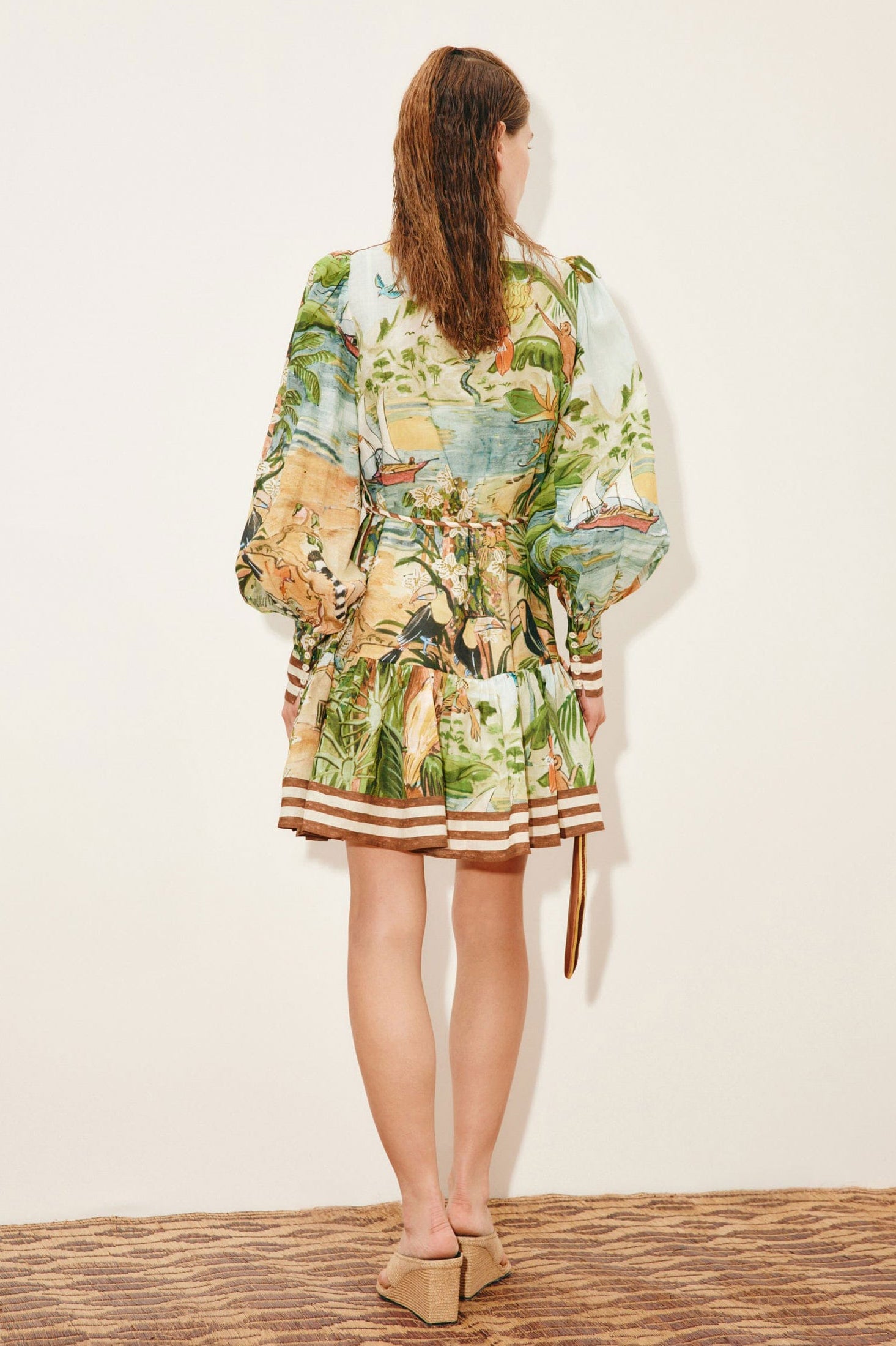 Alémais Toucan Tango Mini Dress