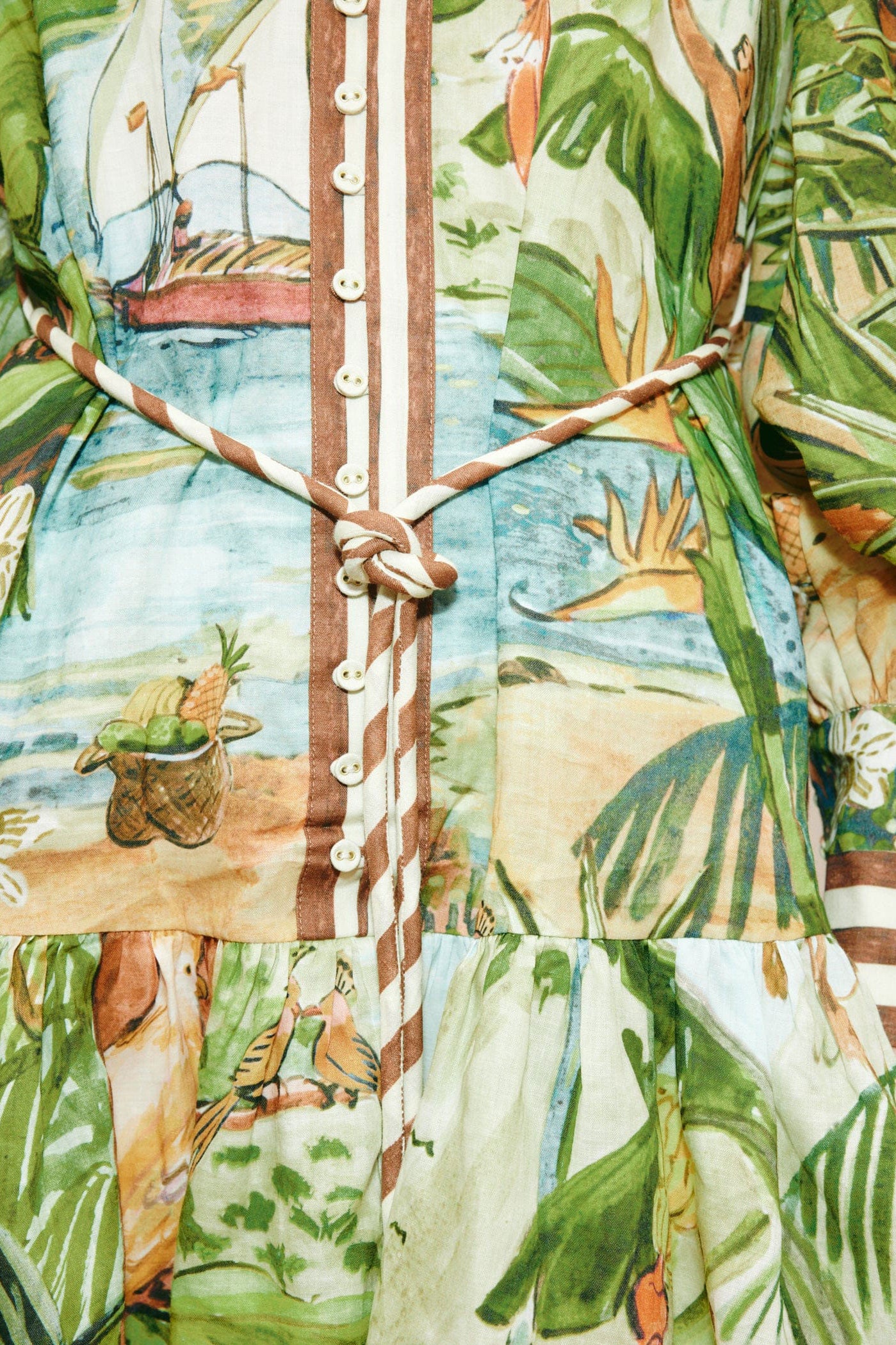 Alémais Toucan Tango Mini Dress