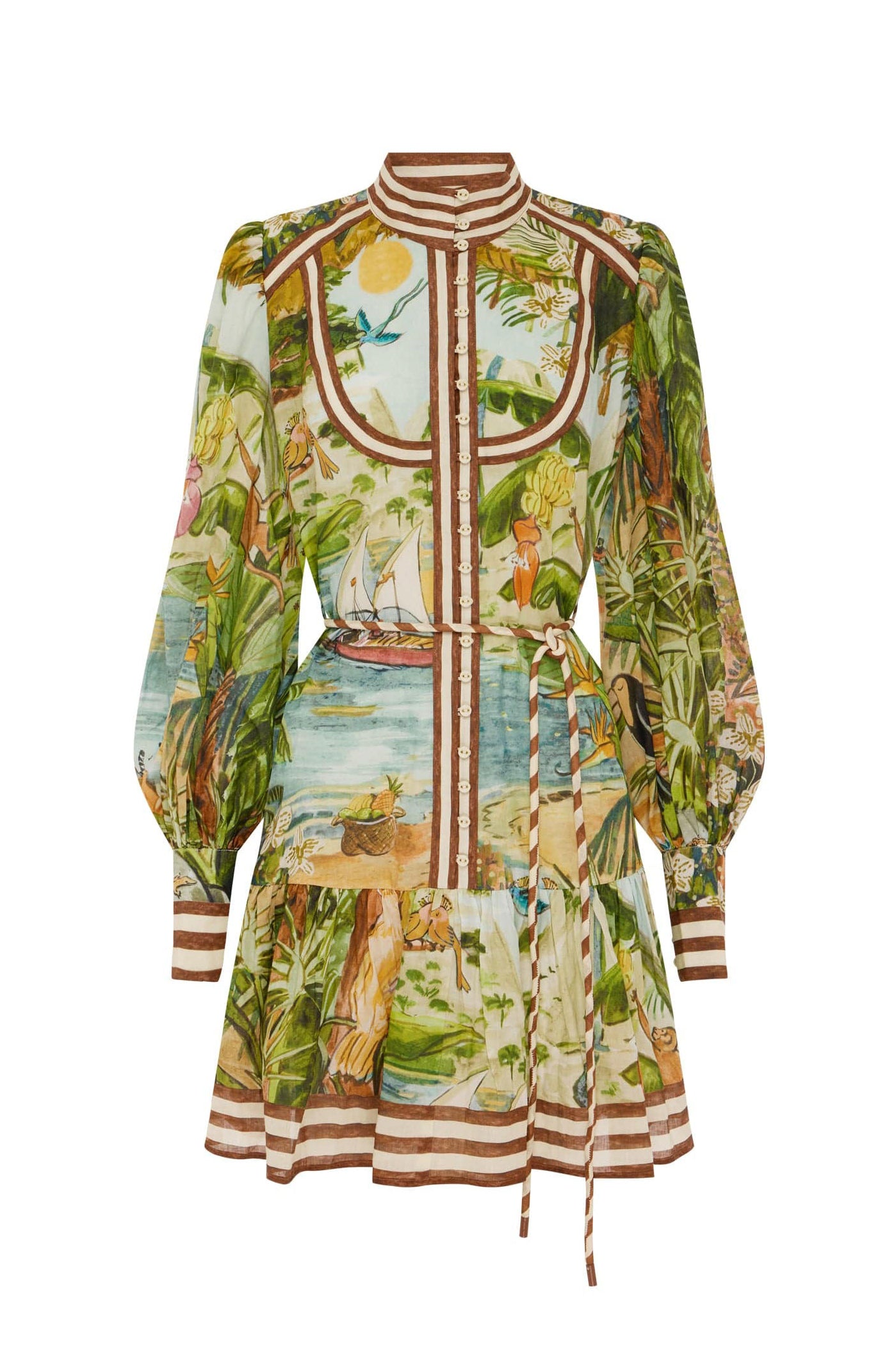 Alémais Toucan Tango Mini Dress