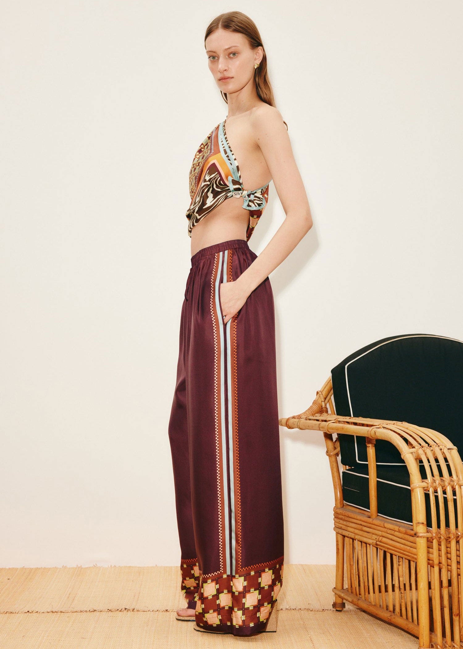 Alémais Wilson Silk Pant