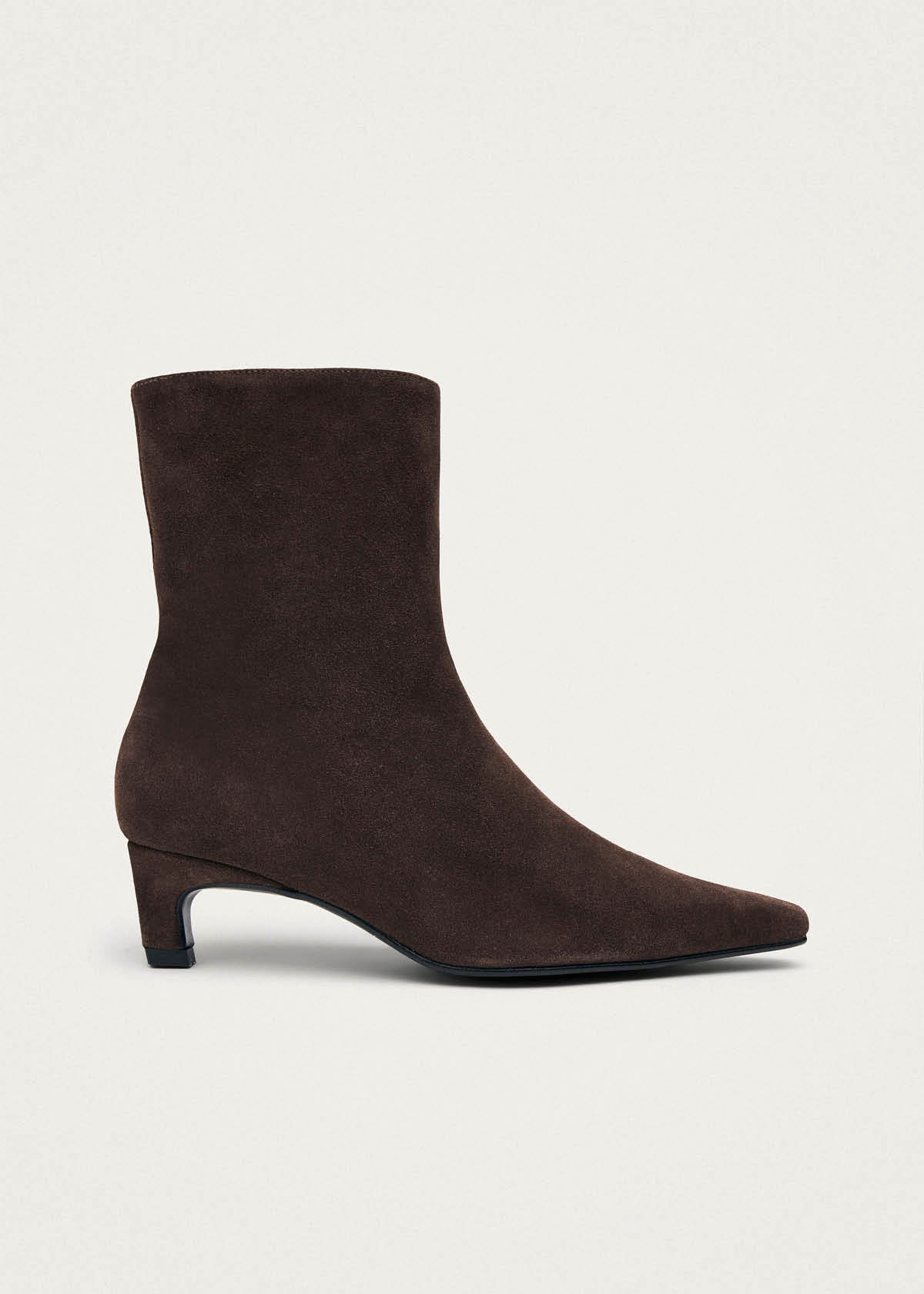 Alohas Ambar Suede Leather Ankle Boots - Brown