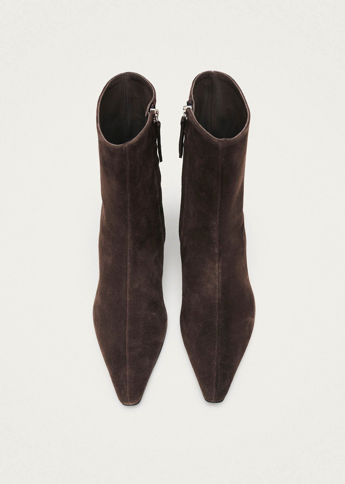 Alohas Ambar Suede Leather Ankle Boots - Brown