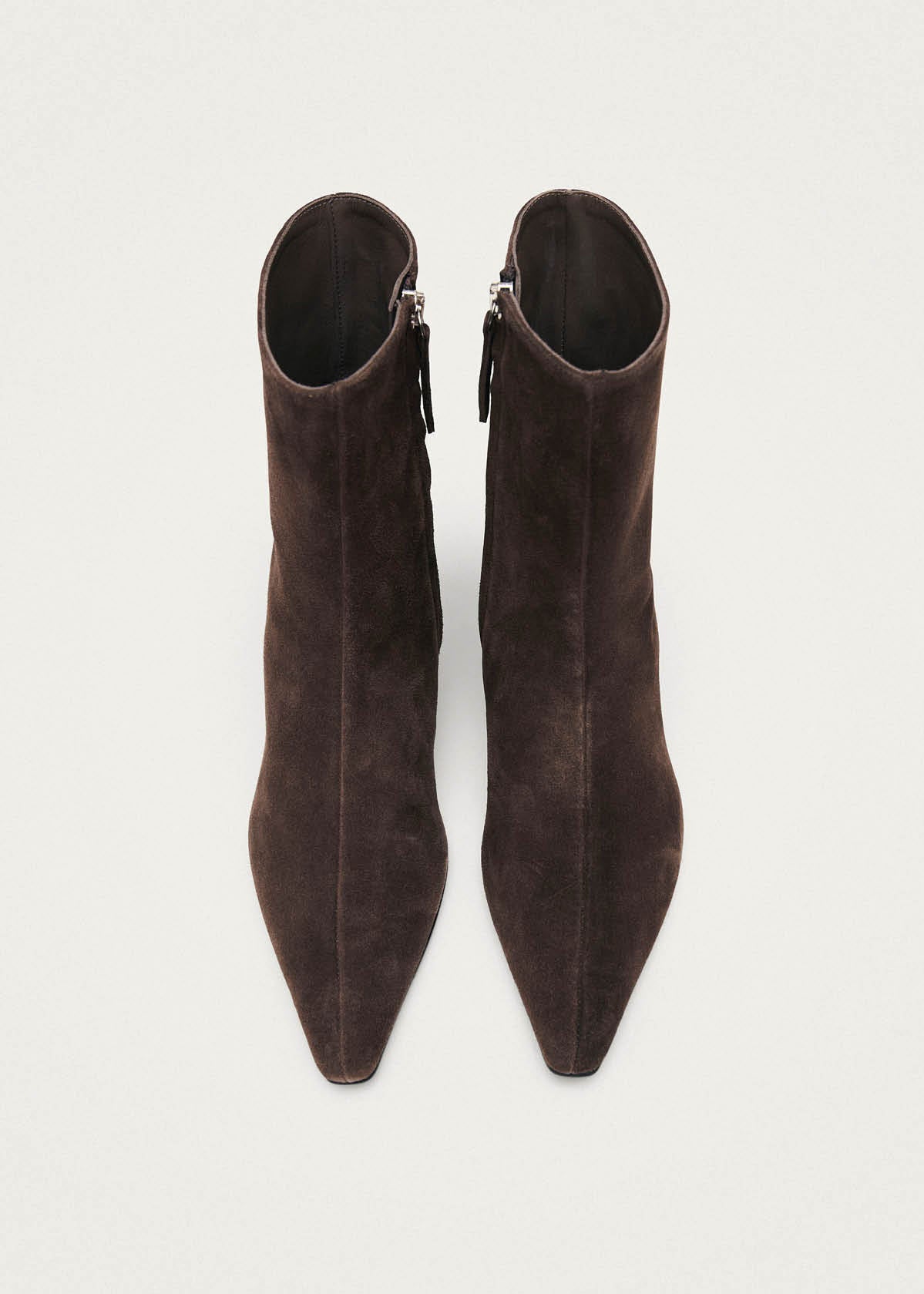 Alohas Ambar Suede Leather Ankle Boots - Brown