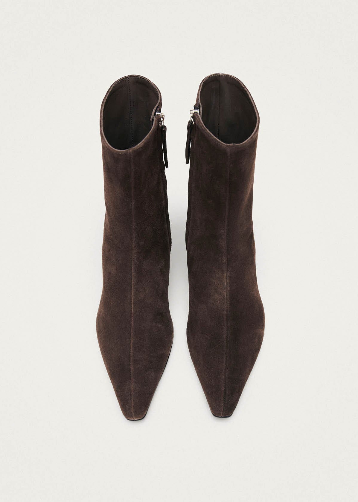 Alohas Ambar Suede Leather Ankle Boots - Brown
