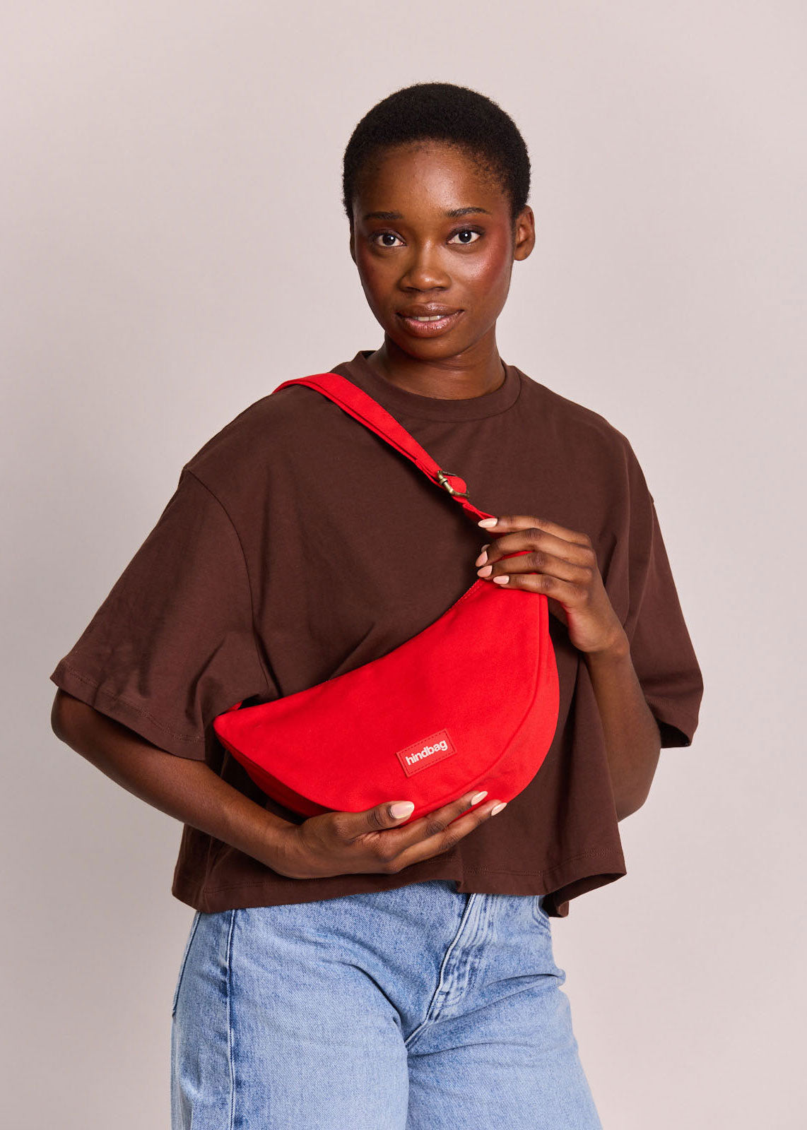 Hindbag Andrea Crossbody Bag - Carmine Red