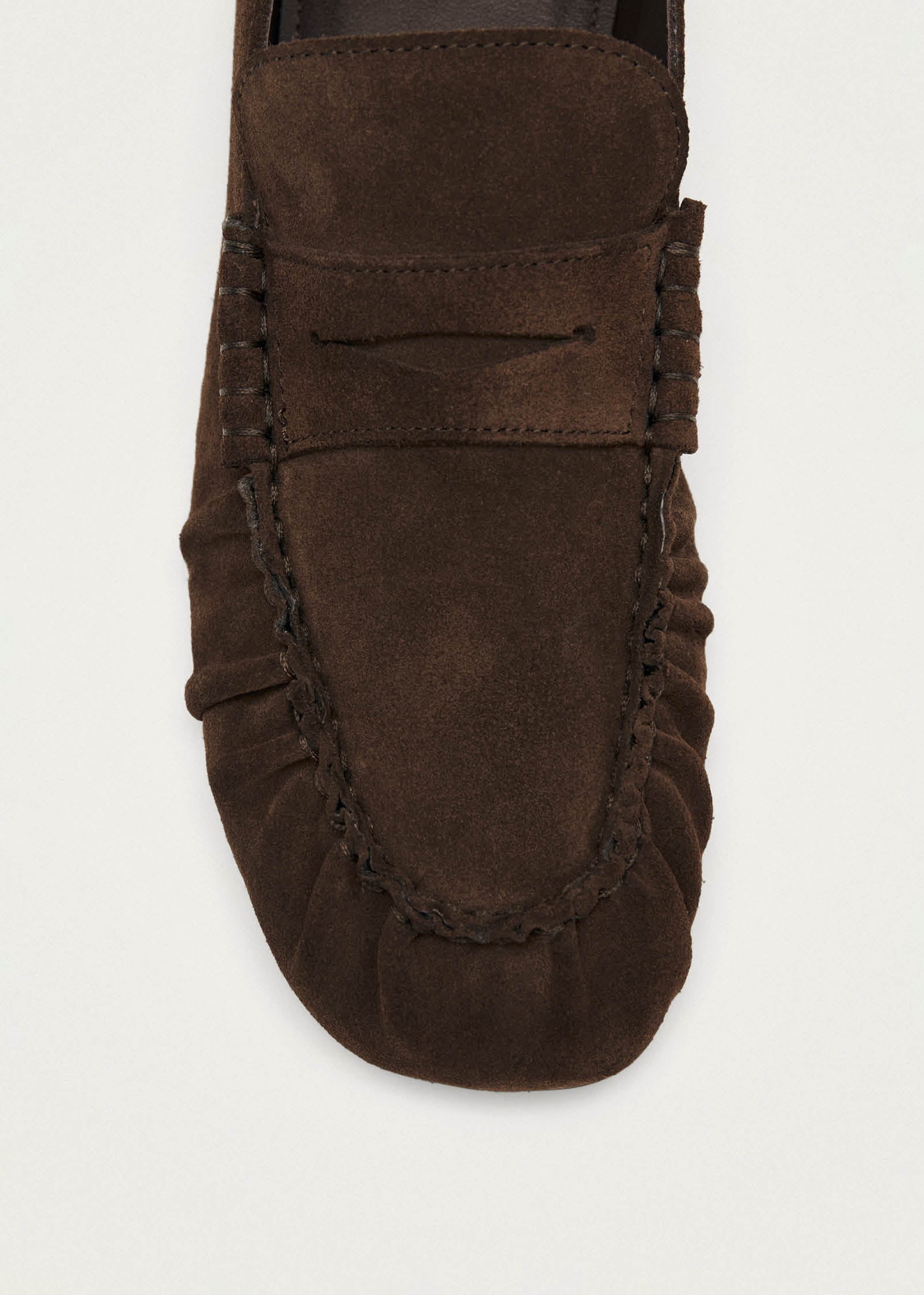 Alohas Aven Suede Leather Loafers - Brown