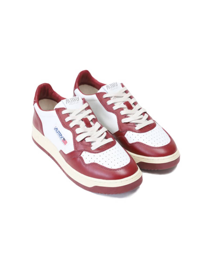Autry - Medalist Low Leather - Syrah and White