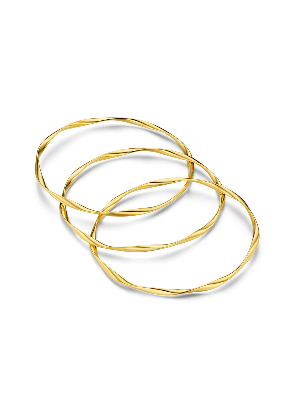 Orelia Ribbon Interlocking Bangles