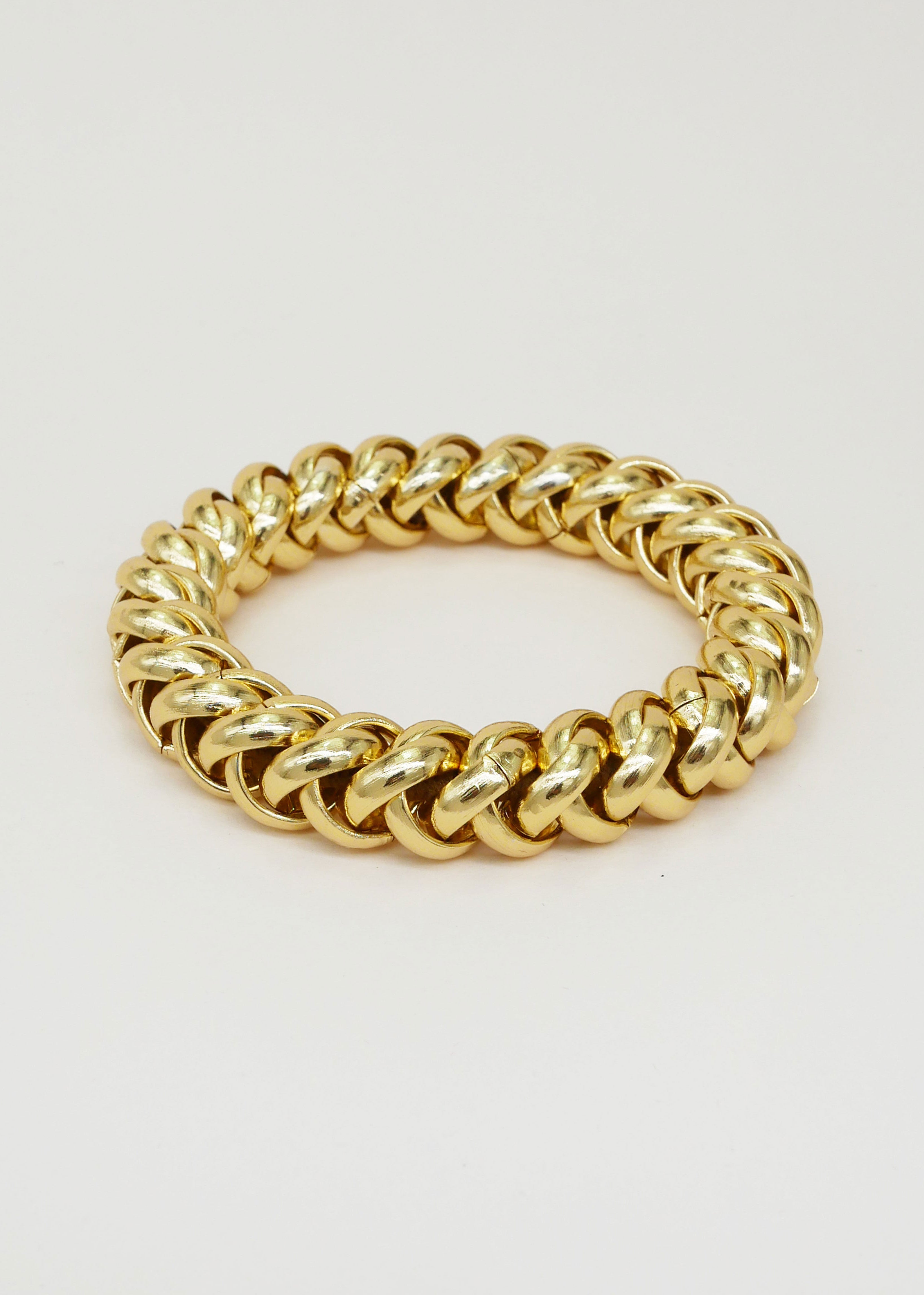 Scrunchie Is Back BICHOUS Chain Hair Tie Bracelet - Gold