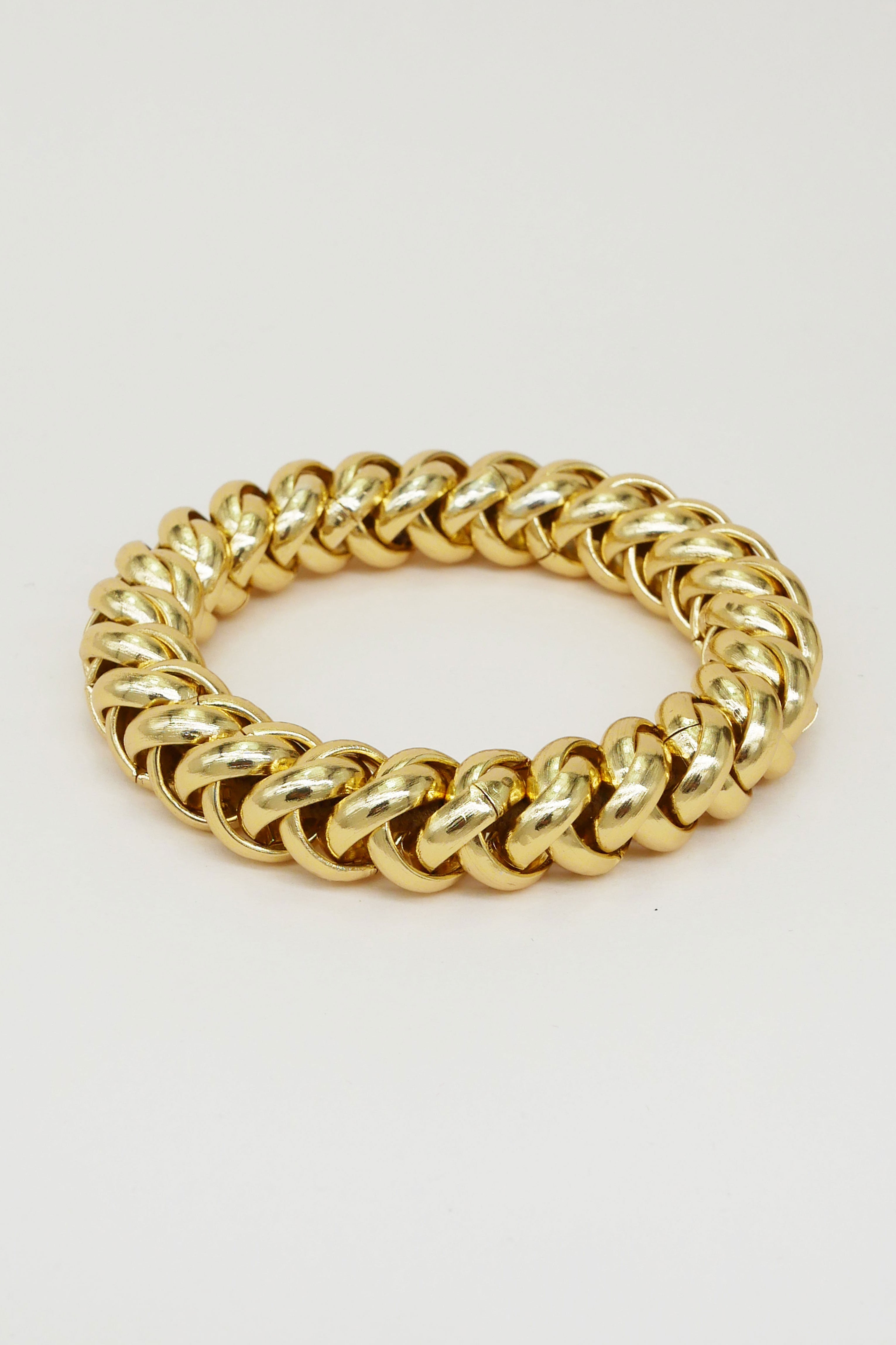 Scrunchie Is Back BICHOUS Chain Hair Tie Bracelet - Gold