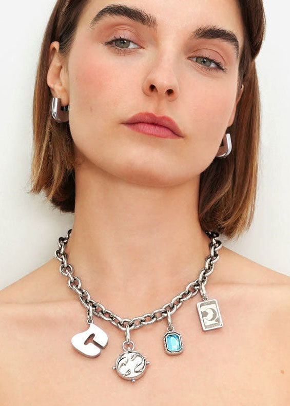 Coluri Letter M Silver Charm