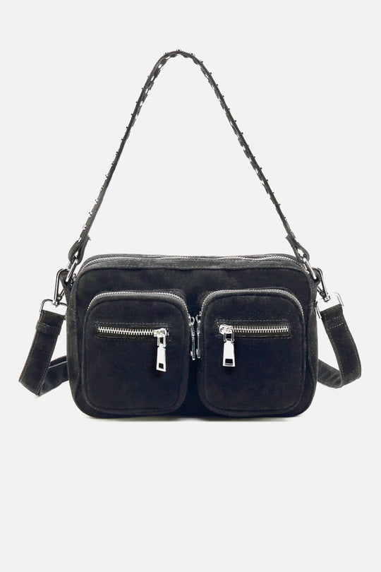 Noella - Celina bag - Black Suede