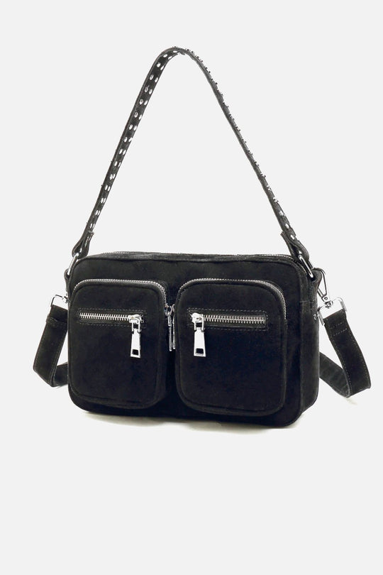 Noella - Celina bag - Black Suede