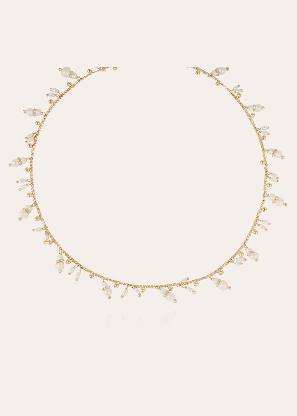 Gas Bijoux Tangerine Necklace - White Mother-of-pearl