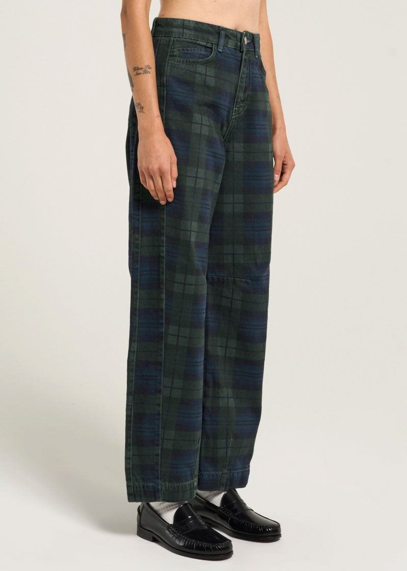 Damson Madder Neve Jeans - Over Dye Check