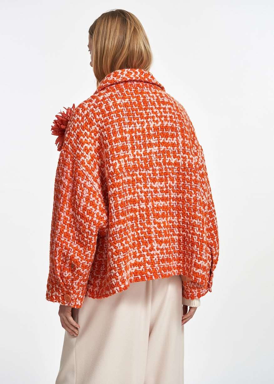 Essentiel Antwerp - Energised Oversized Jacket - Tiger Blossom
