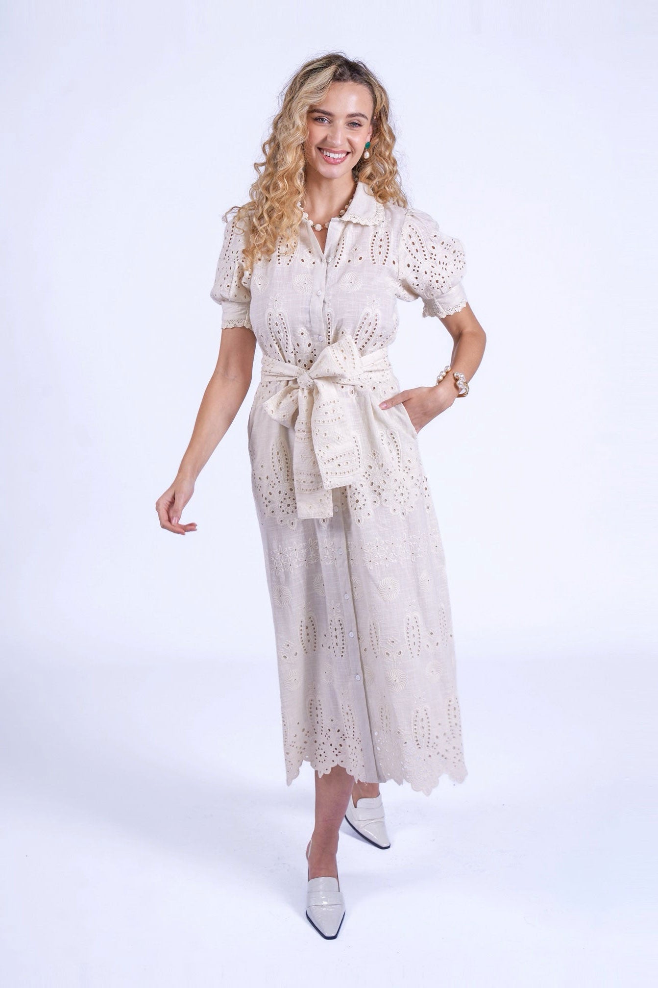 New Day Originals Sani Maxi Dress - Clotted Cream