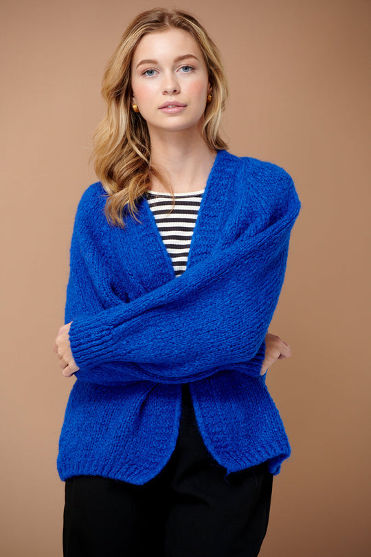 Noella - Fora knit Cardigan - Royal Blue