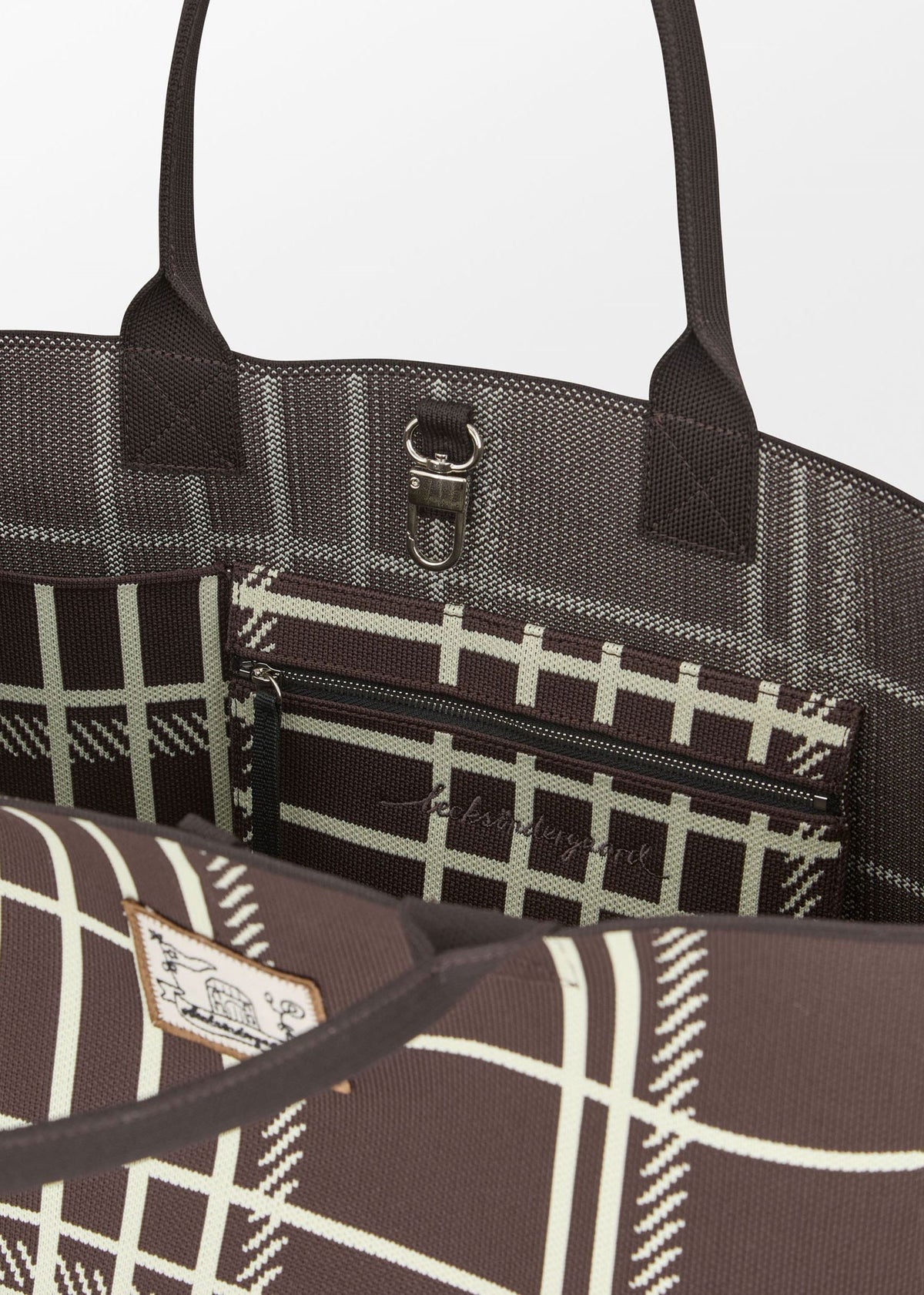 BeckSöndergaard Grid Josie Bag - Hot Fudge Brown