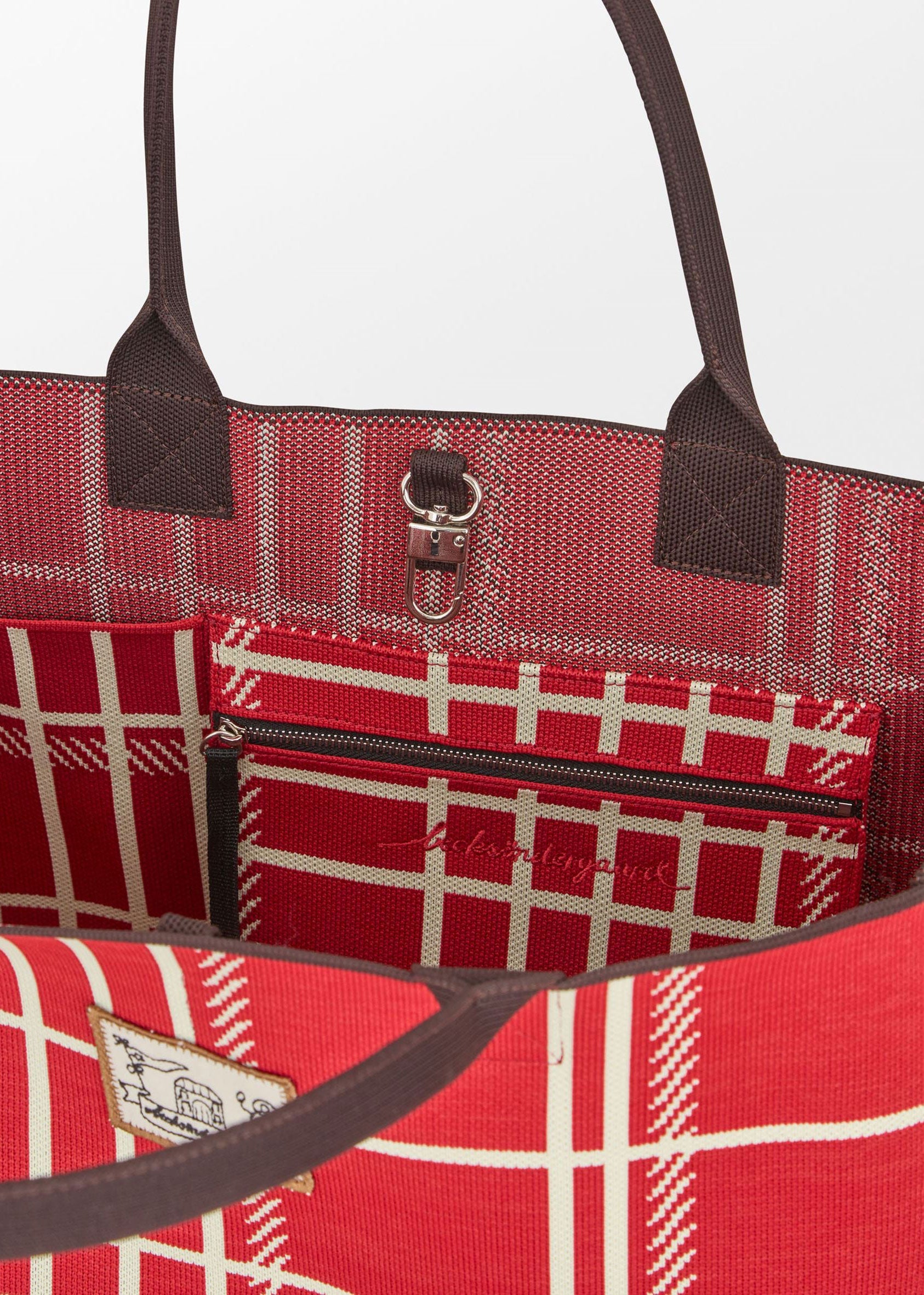 BeckSöndergaard Grid Josie Bag - Salsa Red