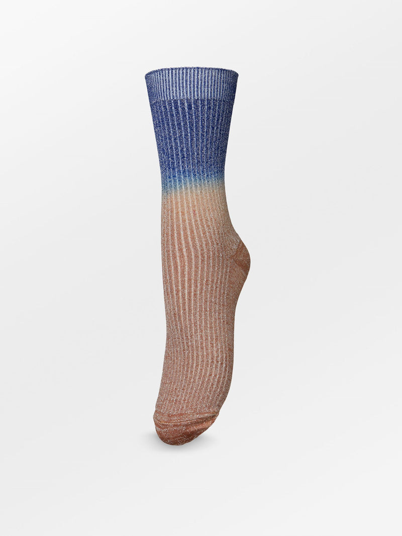 Becksöndergaard - Gradiant Glitter Sock - Acorn Brown