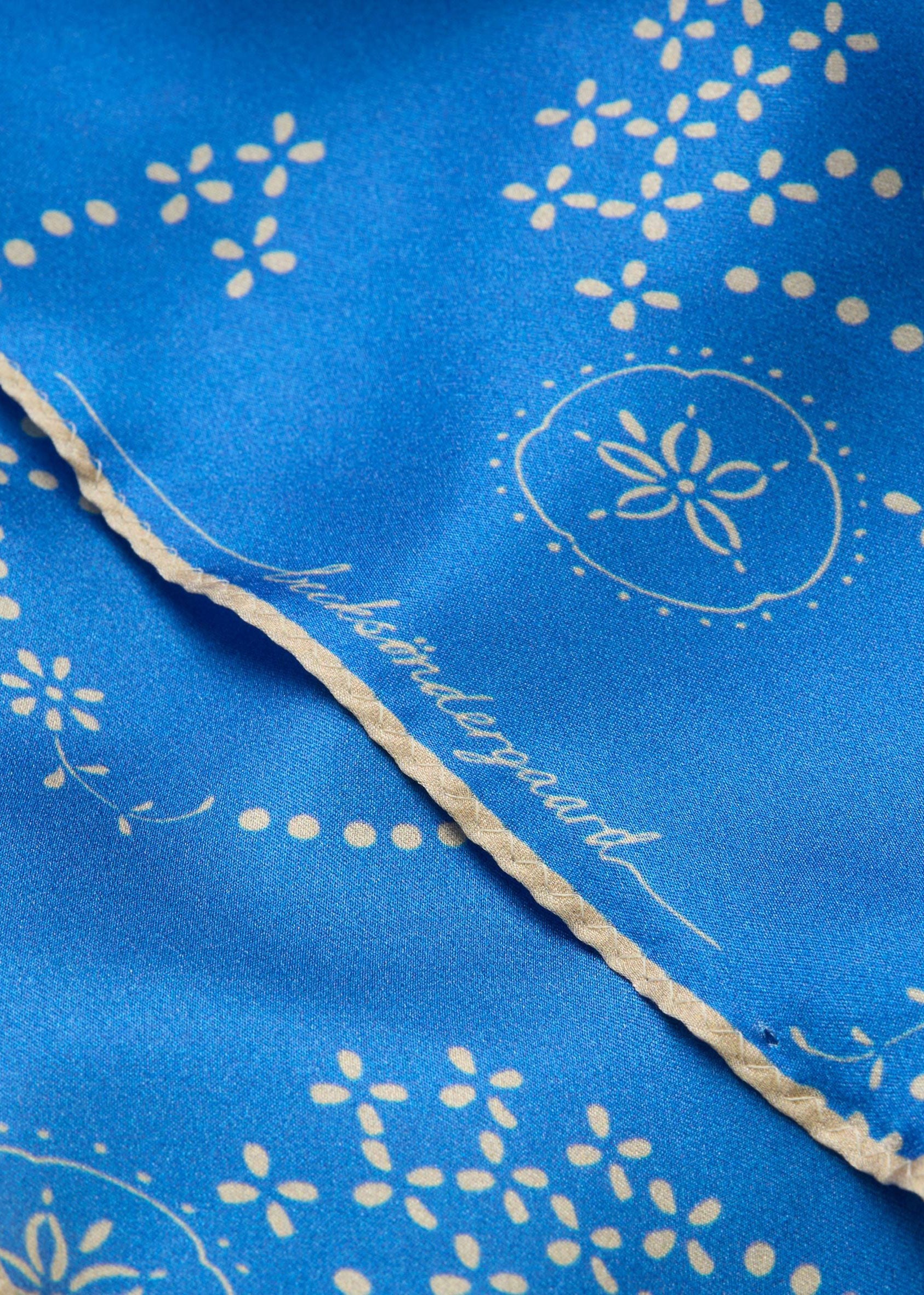 BeckSöndergaard Anglaisia Diamond Scarf - Regatta Blue