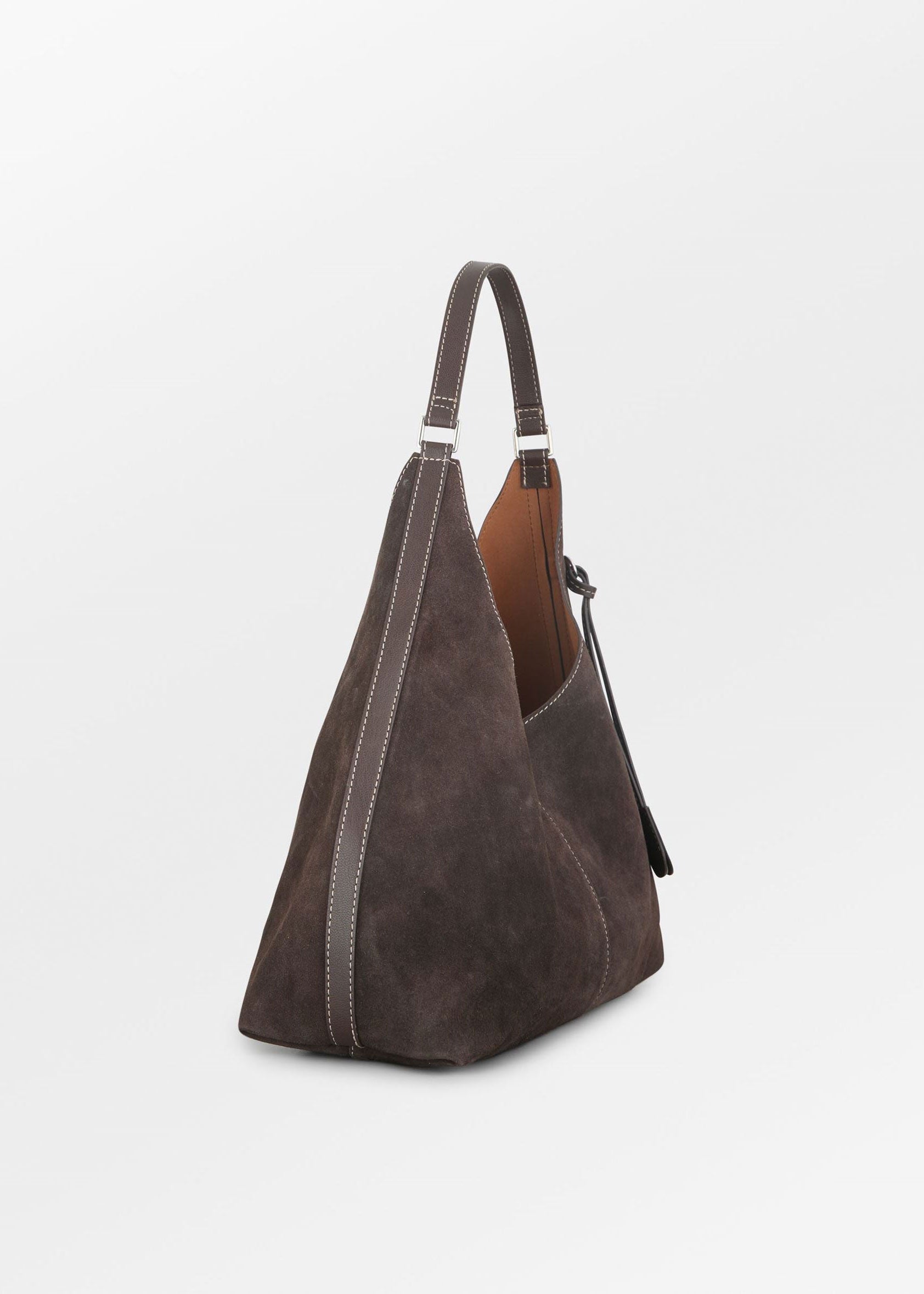 BeckSöndergaard Suede Shae Bag - Chocolate Torte