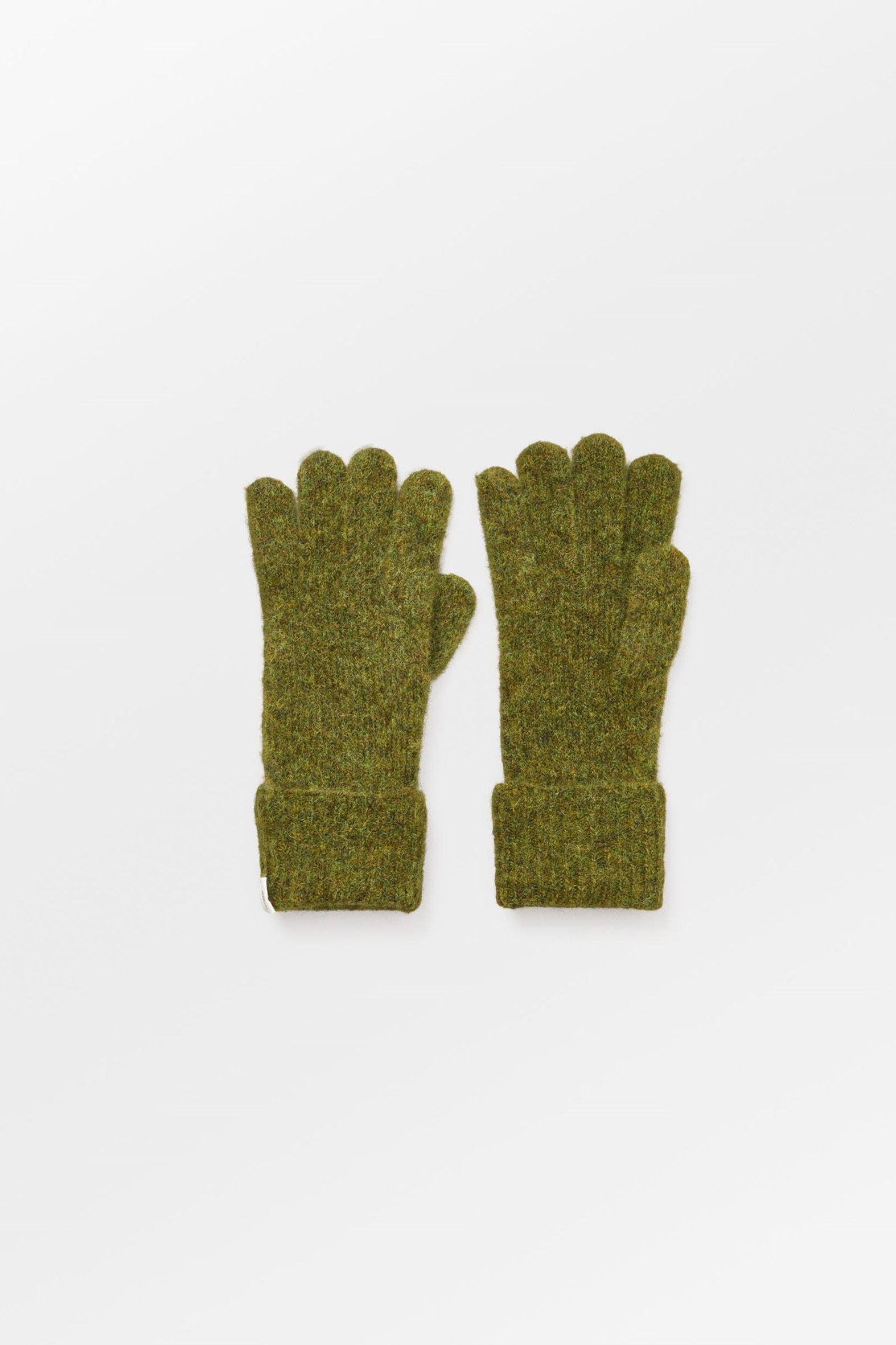 BeckSöndergaard Alpaca-Wool Glove - Golden Cypress Green