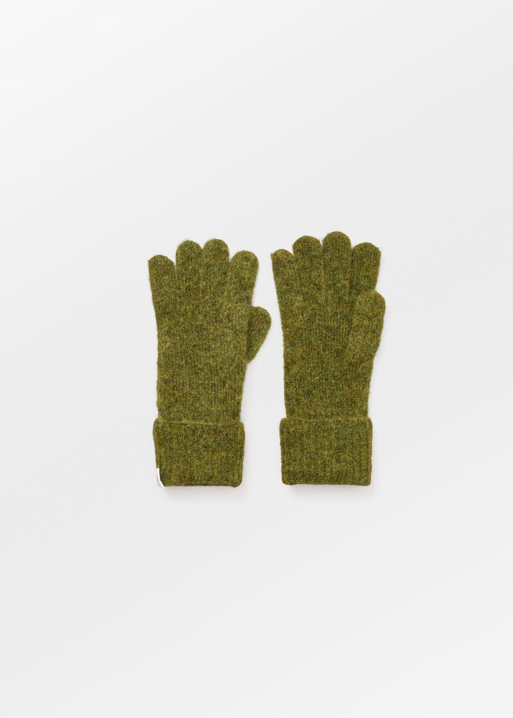 BeckSöndergaard Alpaca-Wool Glove - Golden Cypress Green