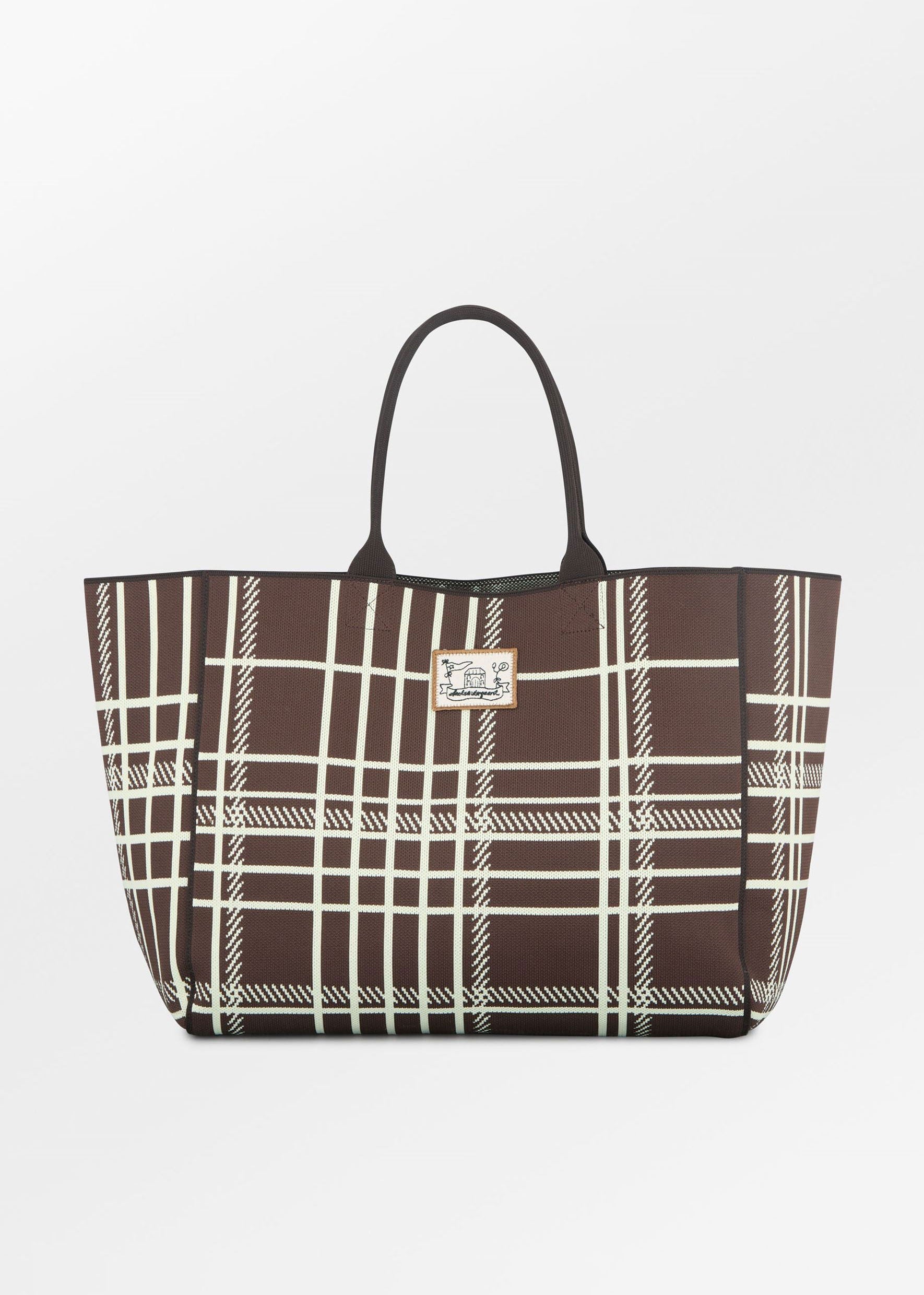 BeckSöndergaard Grid Josie Bag - Hot Fudge Brown