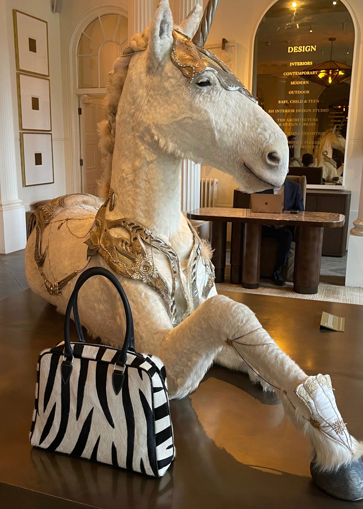 Forever Wild Ziggy Bowling Bag - Zebra