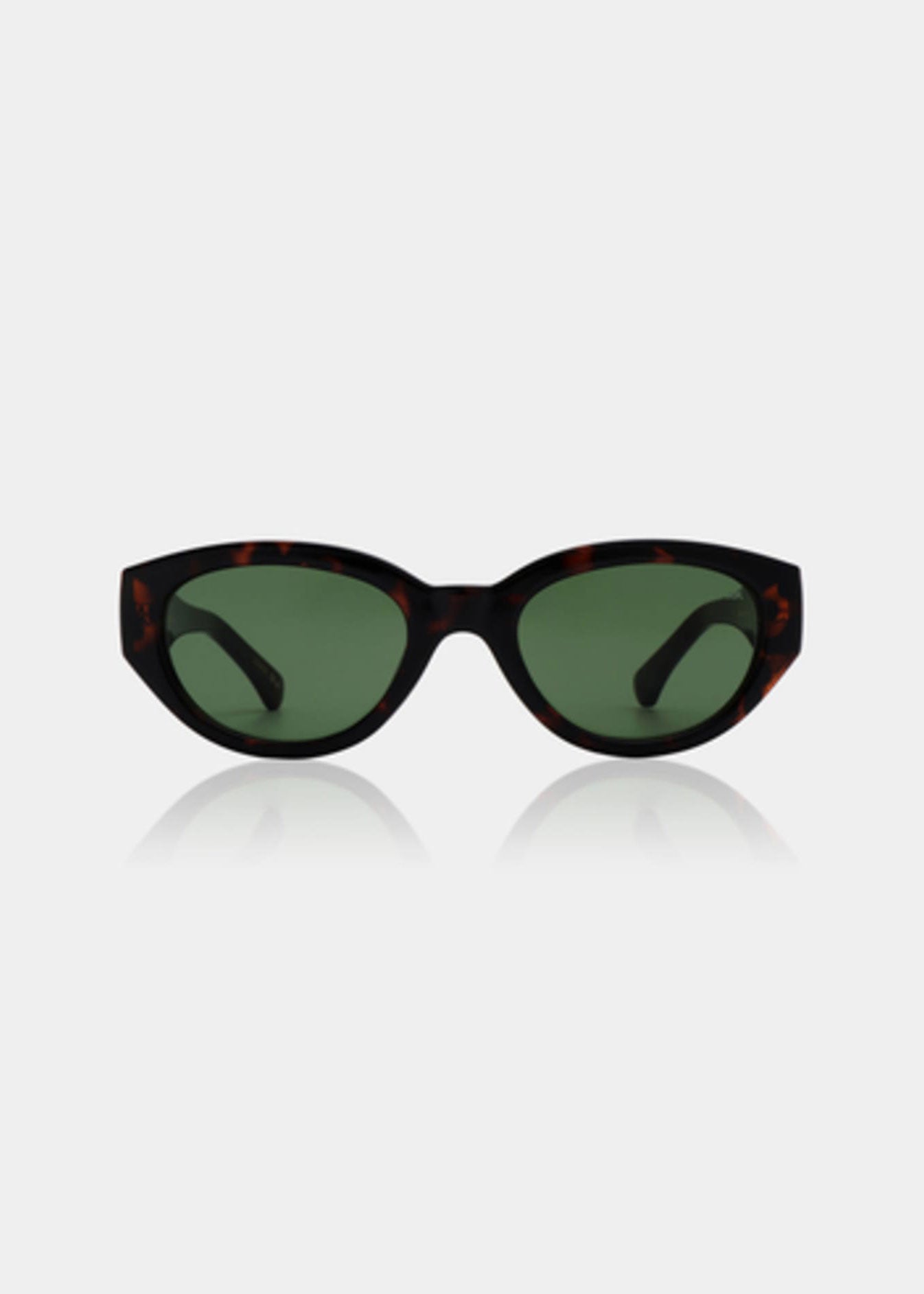 A. Kjaerbede A. Kjaerbede Winnie sunglasses in demi tortoise, oval acetate frame