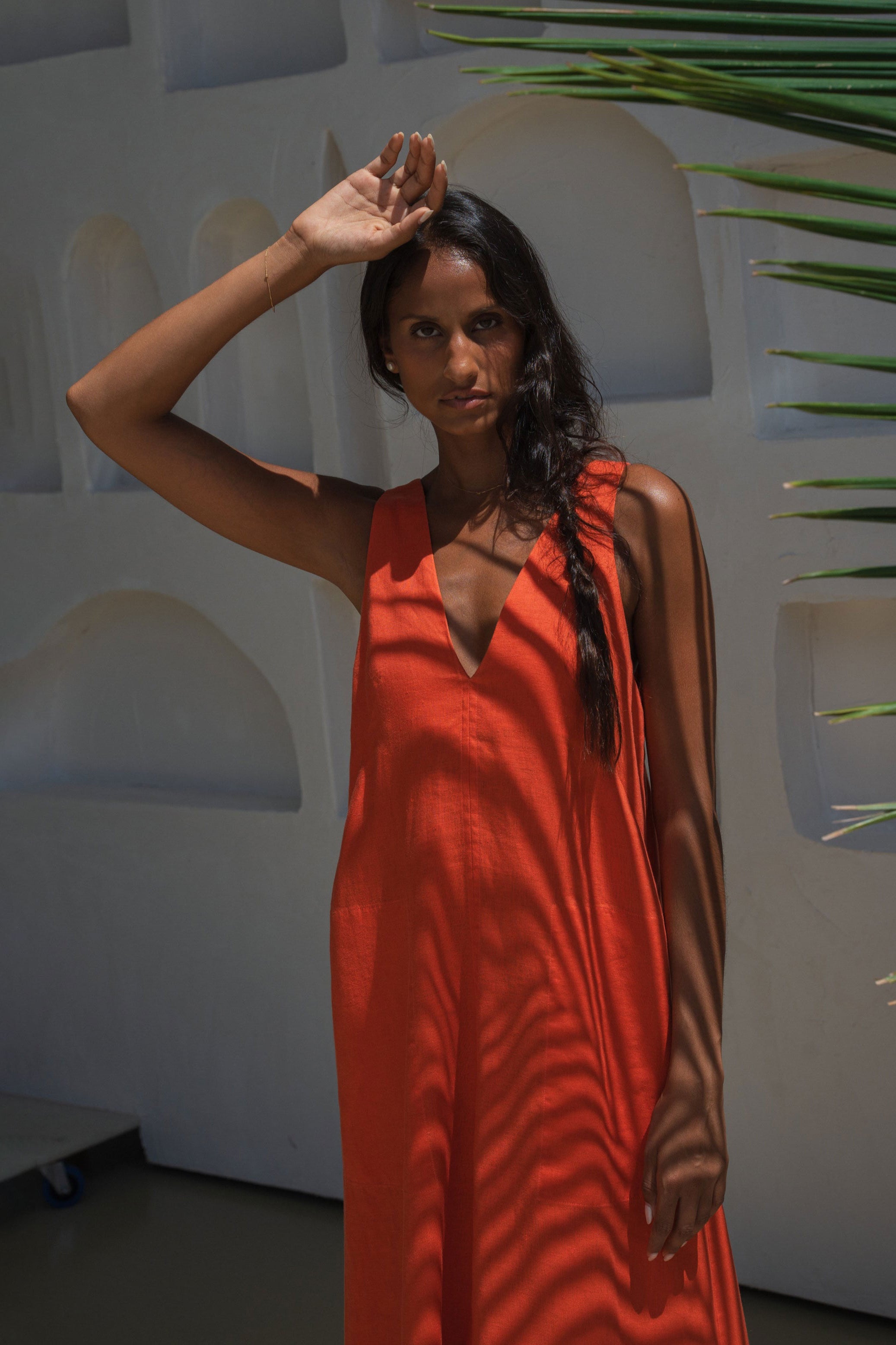 Lilly Pilly Iris Linen Dress - Spritz