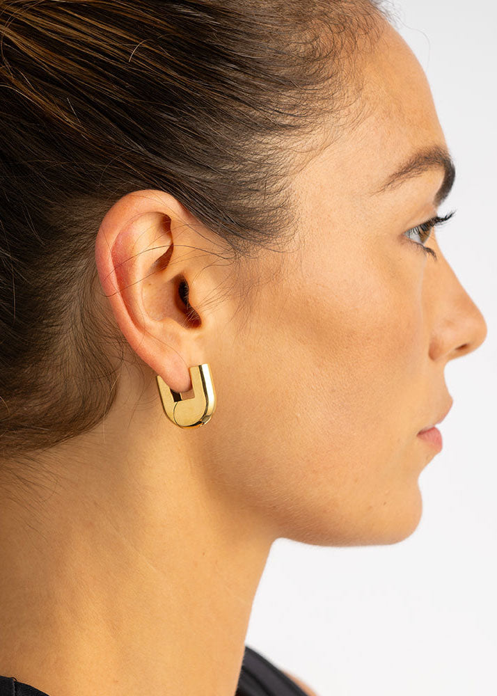 Coluri Lorde Statement Earrings - Gold
