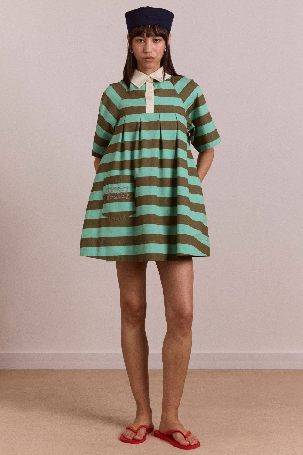 Damson Madder Maggie Mini Polo Dress