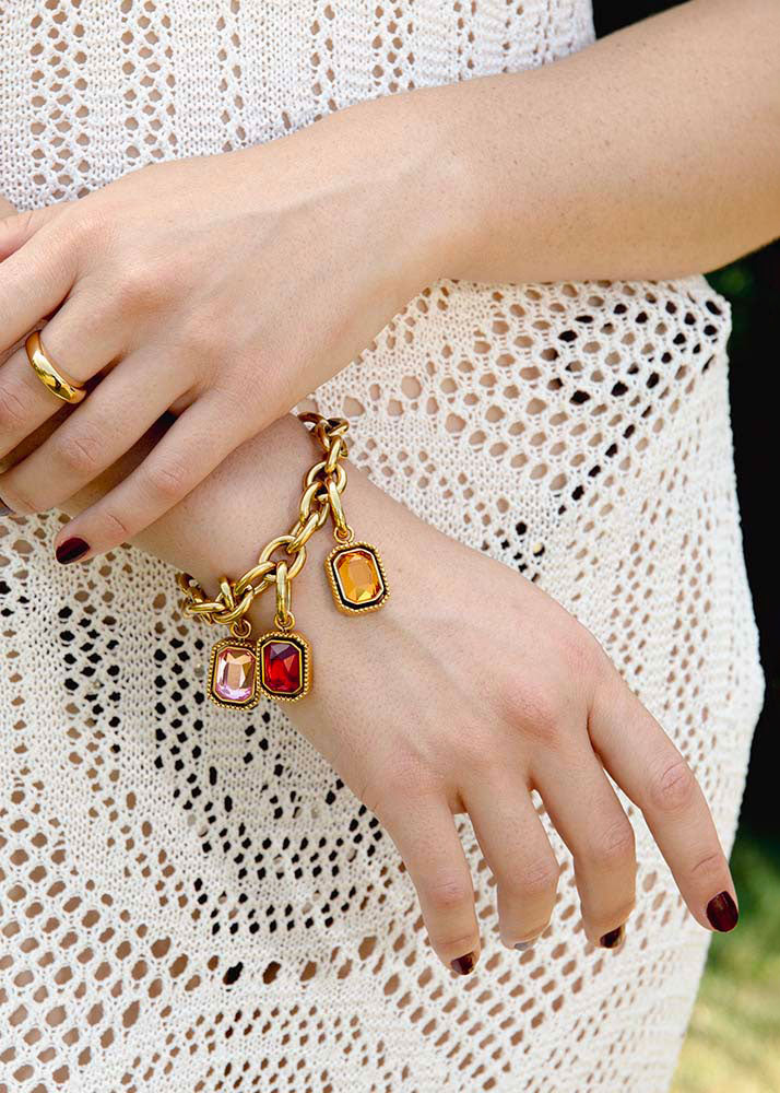 Coluri Charm Bracelet - Gold