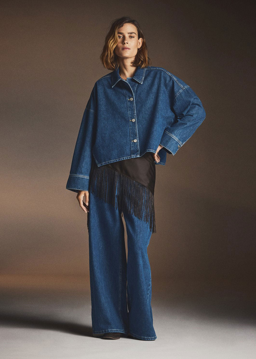MSCH Copenhagen MSCHLoa Lis HW Boxy Wide Jeans Long