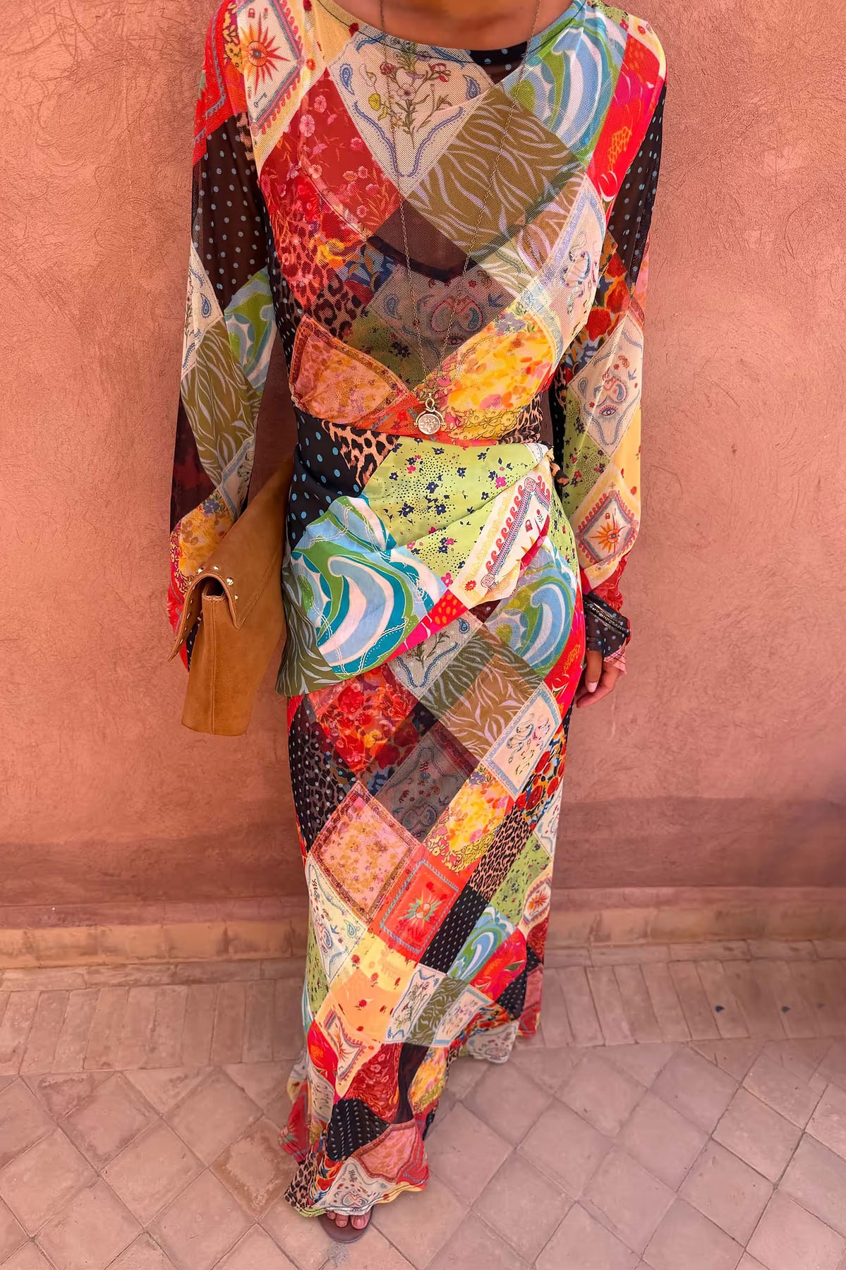 Never Fully Dressed Jardin Du Soleil Aria Mesh Dress