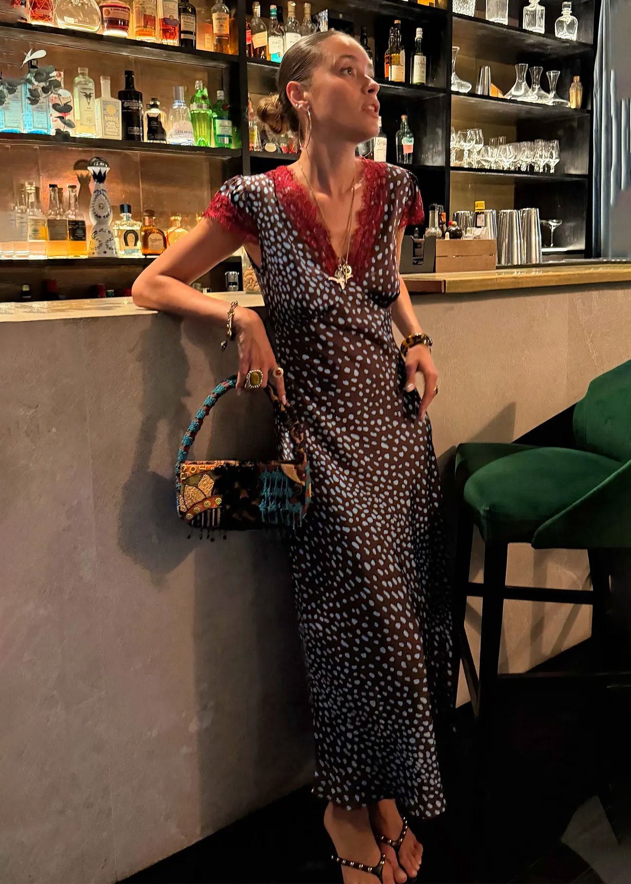 Never Fully Dressed Chocolate Deer Olivia Dress