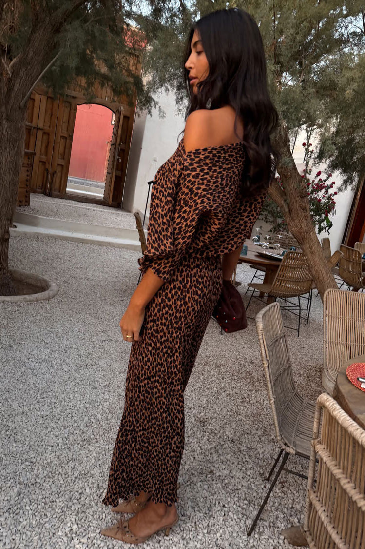 Never Fully Dressed Lucia Leopard Tilly Dress