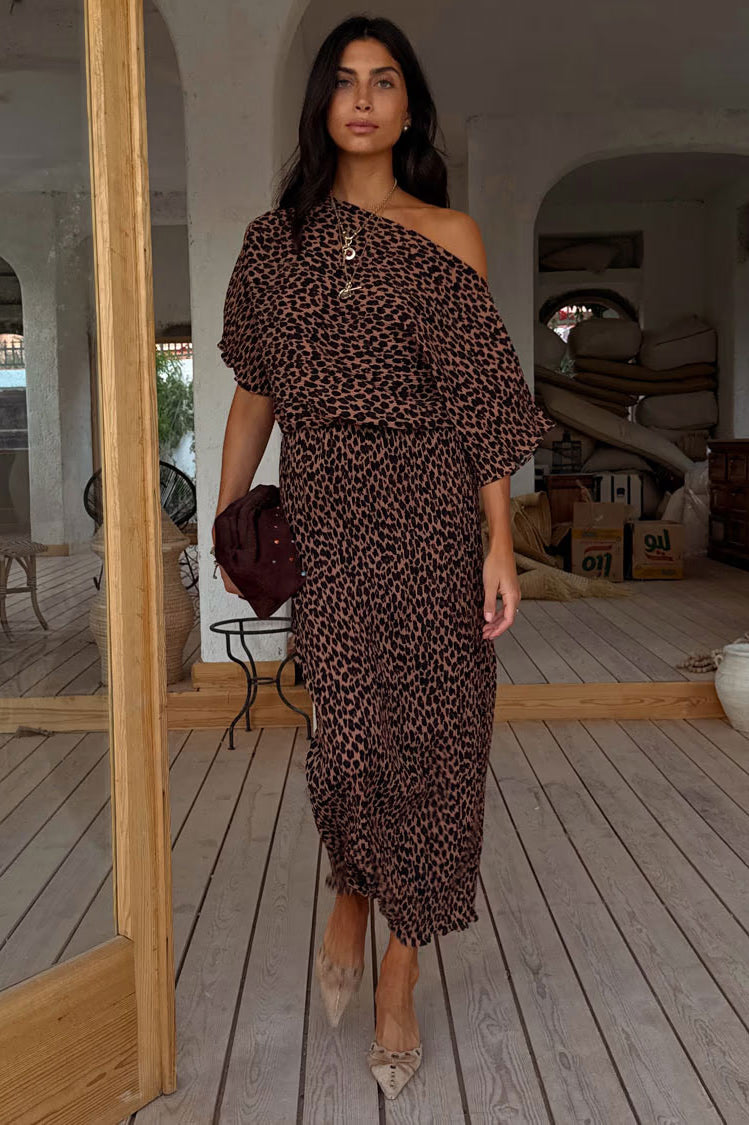 Never Fully Dressed Lucia Leopard Tilly Dress
