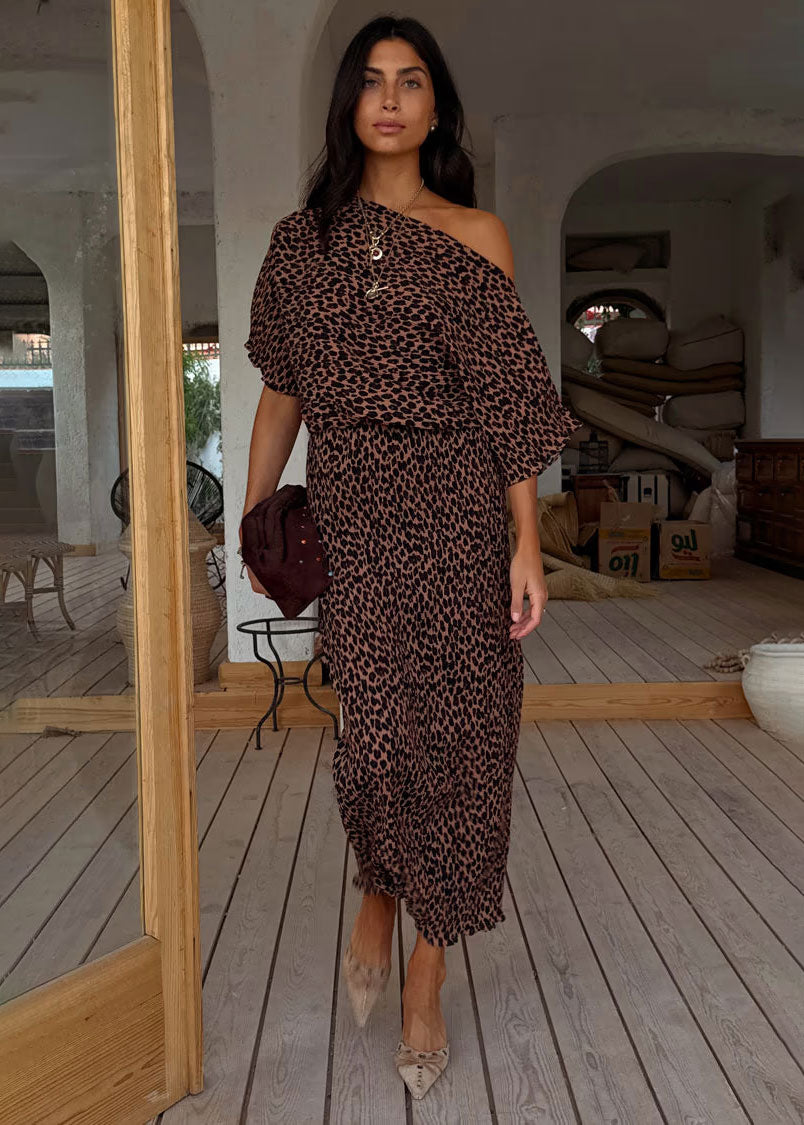 Never Fully Dressed Lucia Leopard Tilly Dress